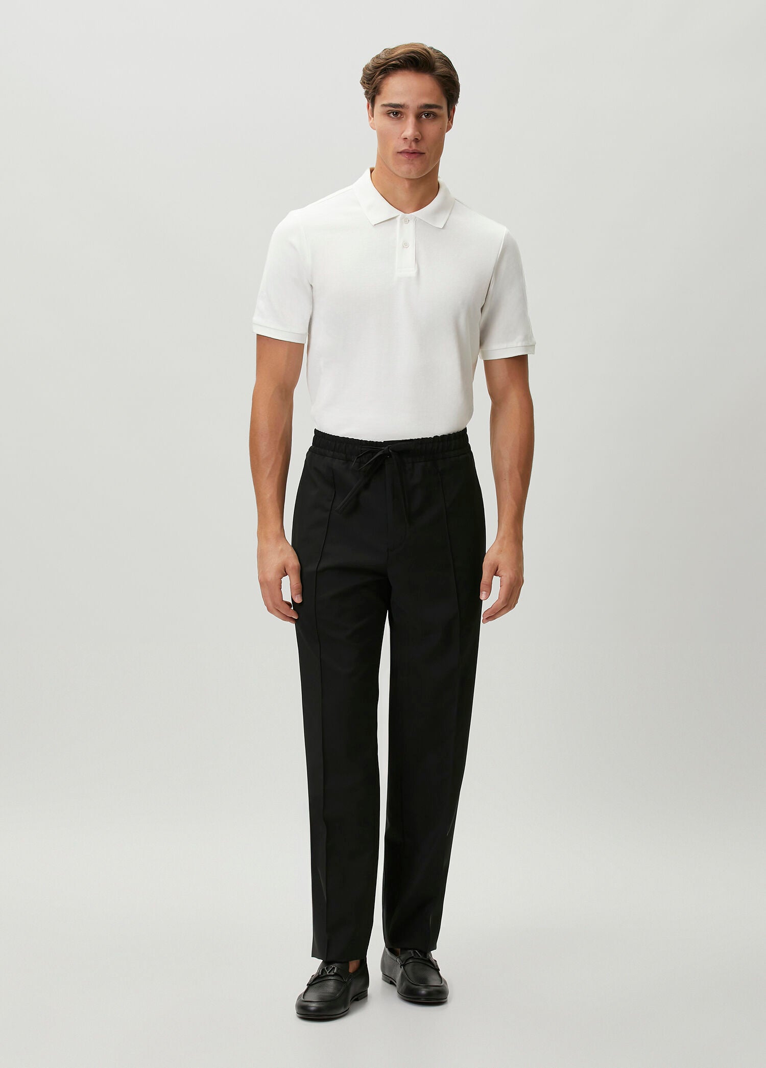 VALENTINO GARAVANI PANTALONE RICAMO V LOGO - BEYMEN