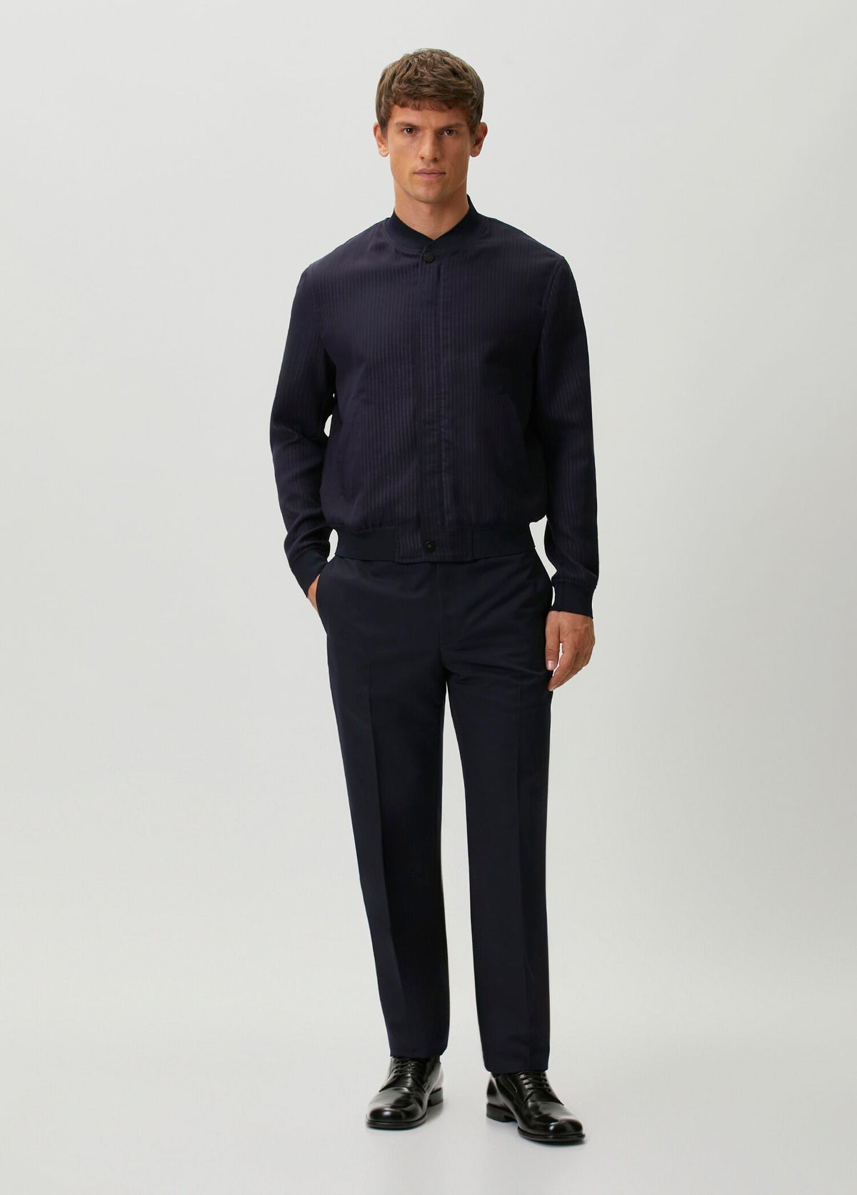 GIVENCHY STRIPED ZIPPED BLOUSON - BEYMEN