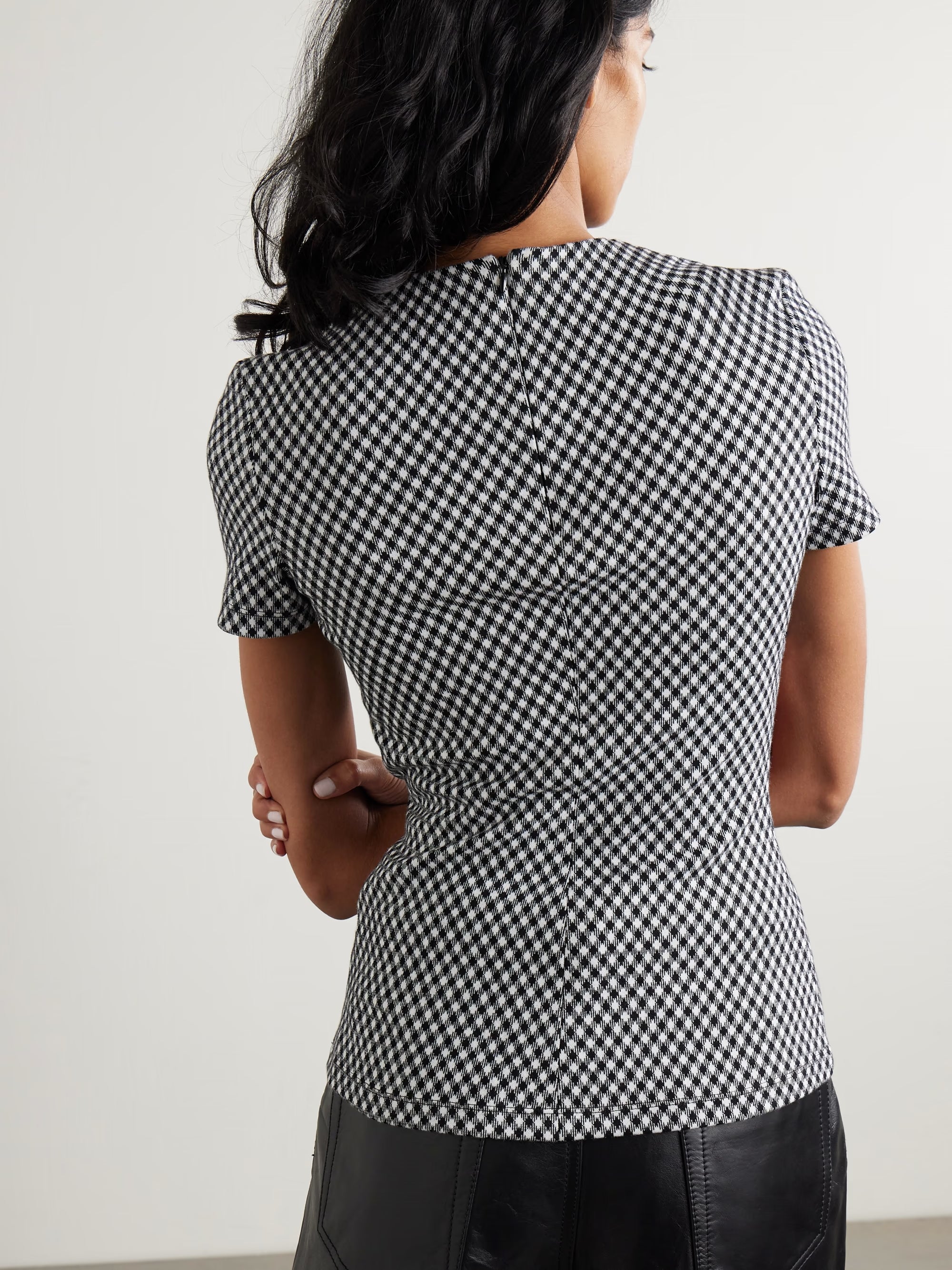 BALMAIN MINI VICHY TOP