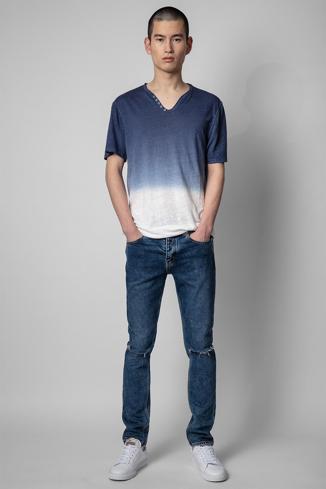 ZADIG & VOLTAIRE MONASTIR MC LIN DIP DYE