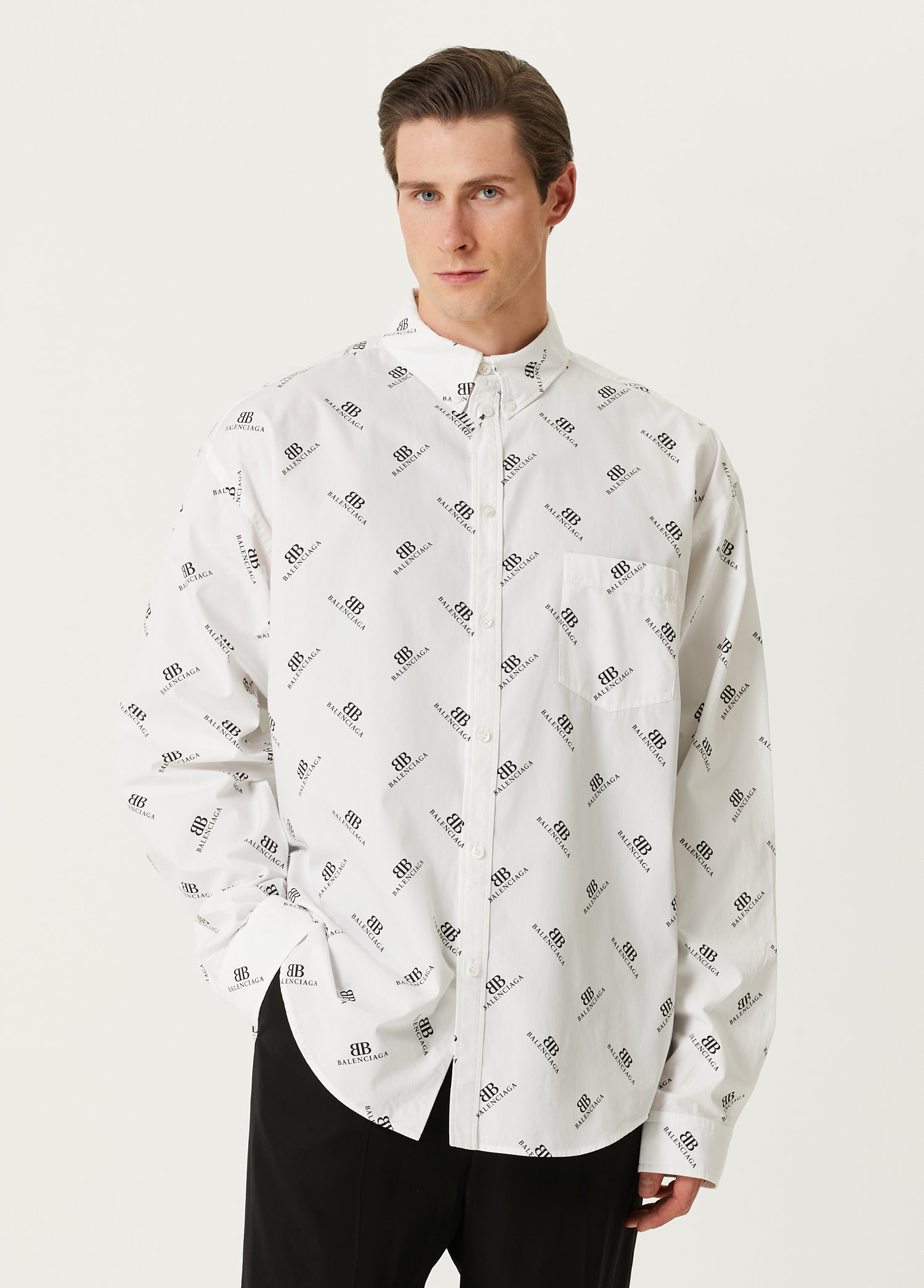 BALENCIAGA L/S LARGE FIT SHIRT - BEYMEN