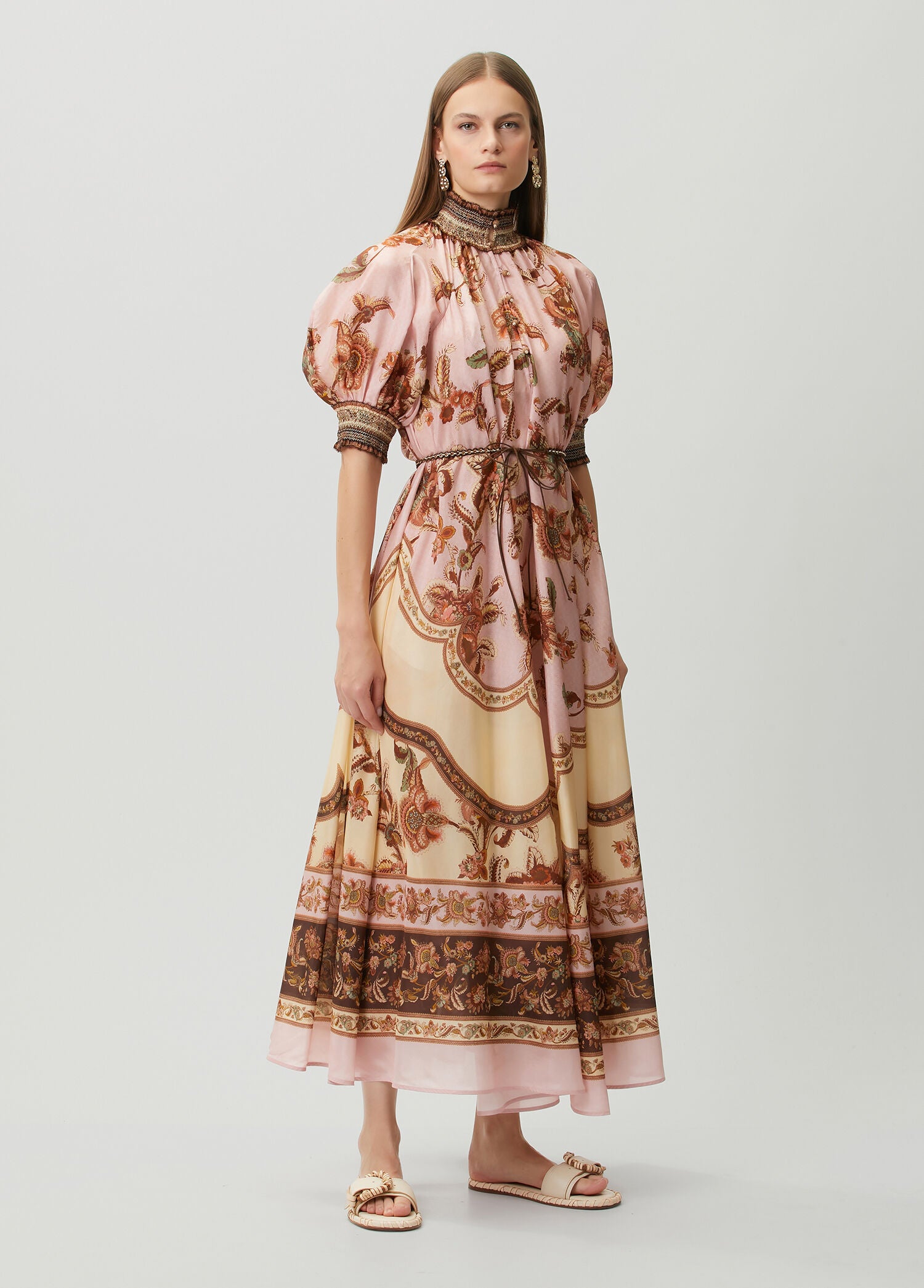 ZIMMERMAN ASTER BILLOW MAXI DRESS - BEYMEN