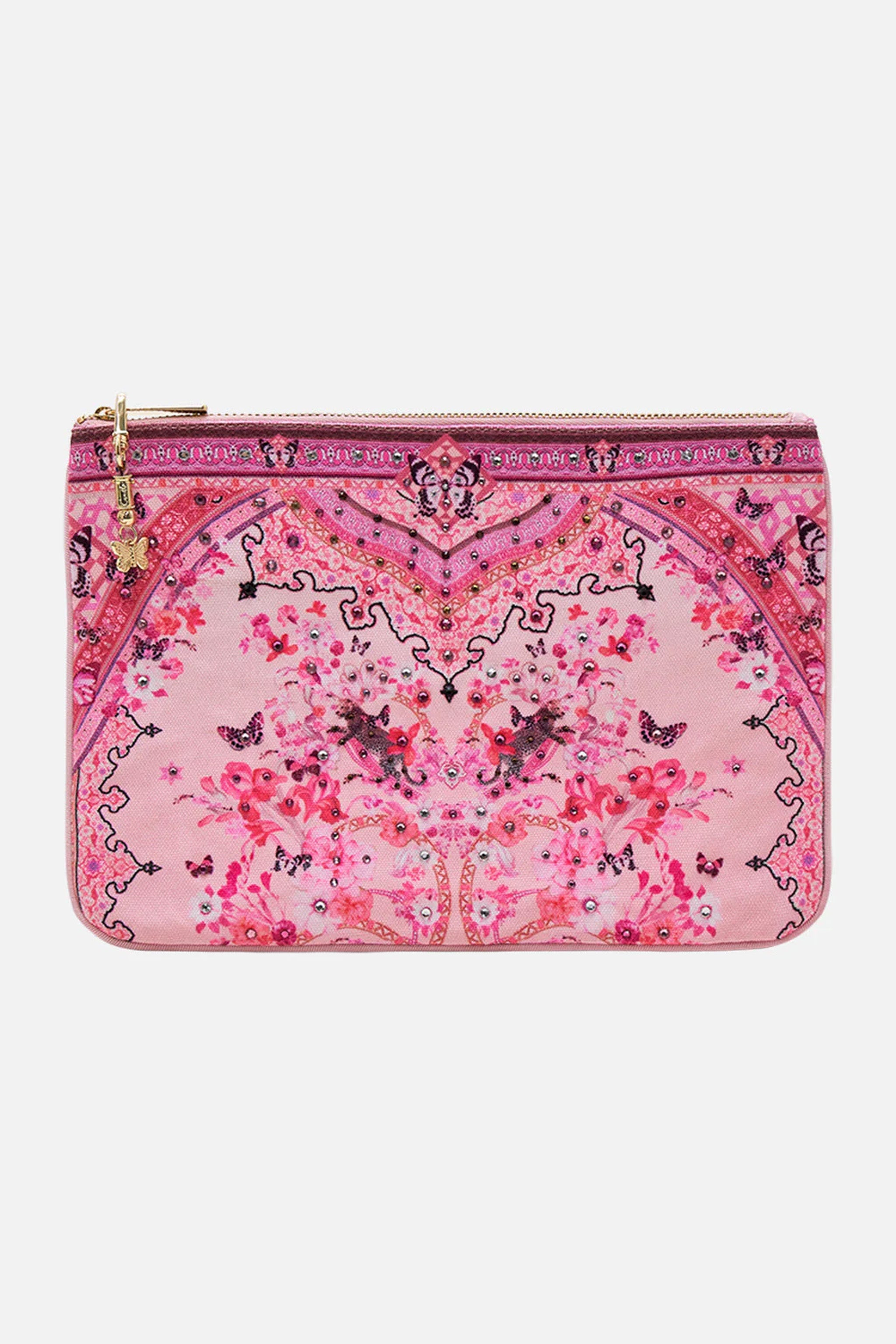 CAMILLA SMALL CANVAS CLUTCH