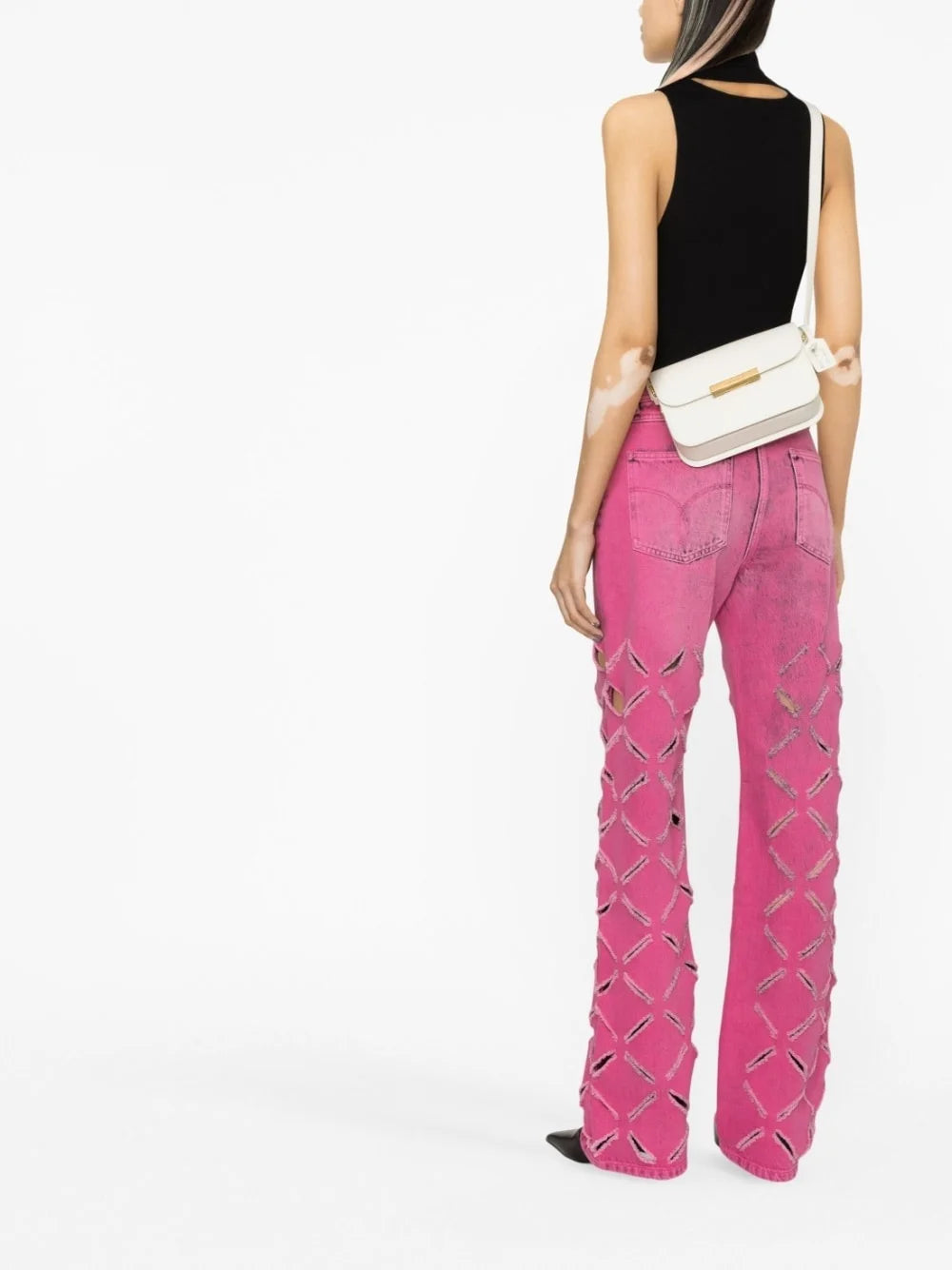 OFF-WHITE MEDIUM SHOULDER BAG - BEYMEN