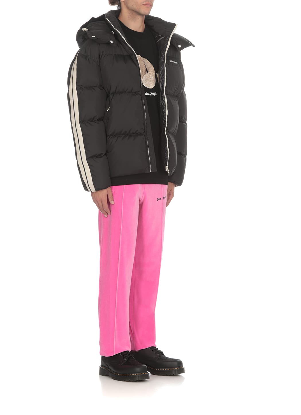 PALM ANGELS VELVET TRACK PANTS - BEYMEN