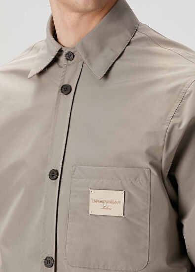 EMPORIO ARMANI NYLON SHIRT JACKET - BEYMEN