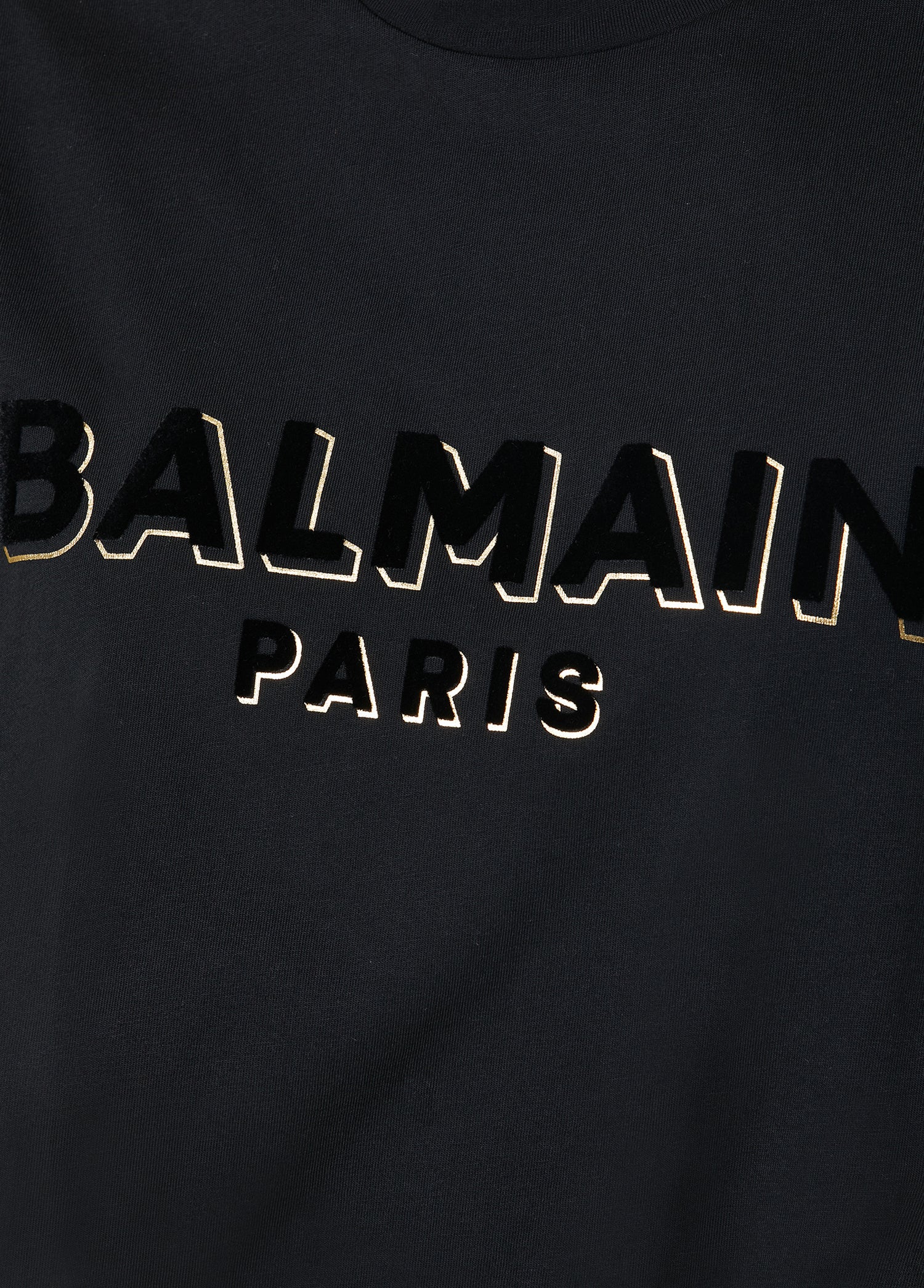 BALMAIN LOGO CROP T-SHIRT - BEYMEN