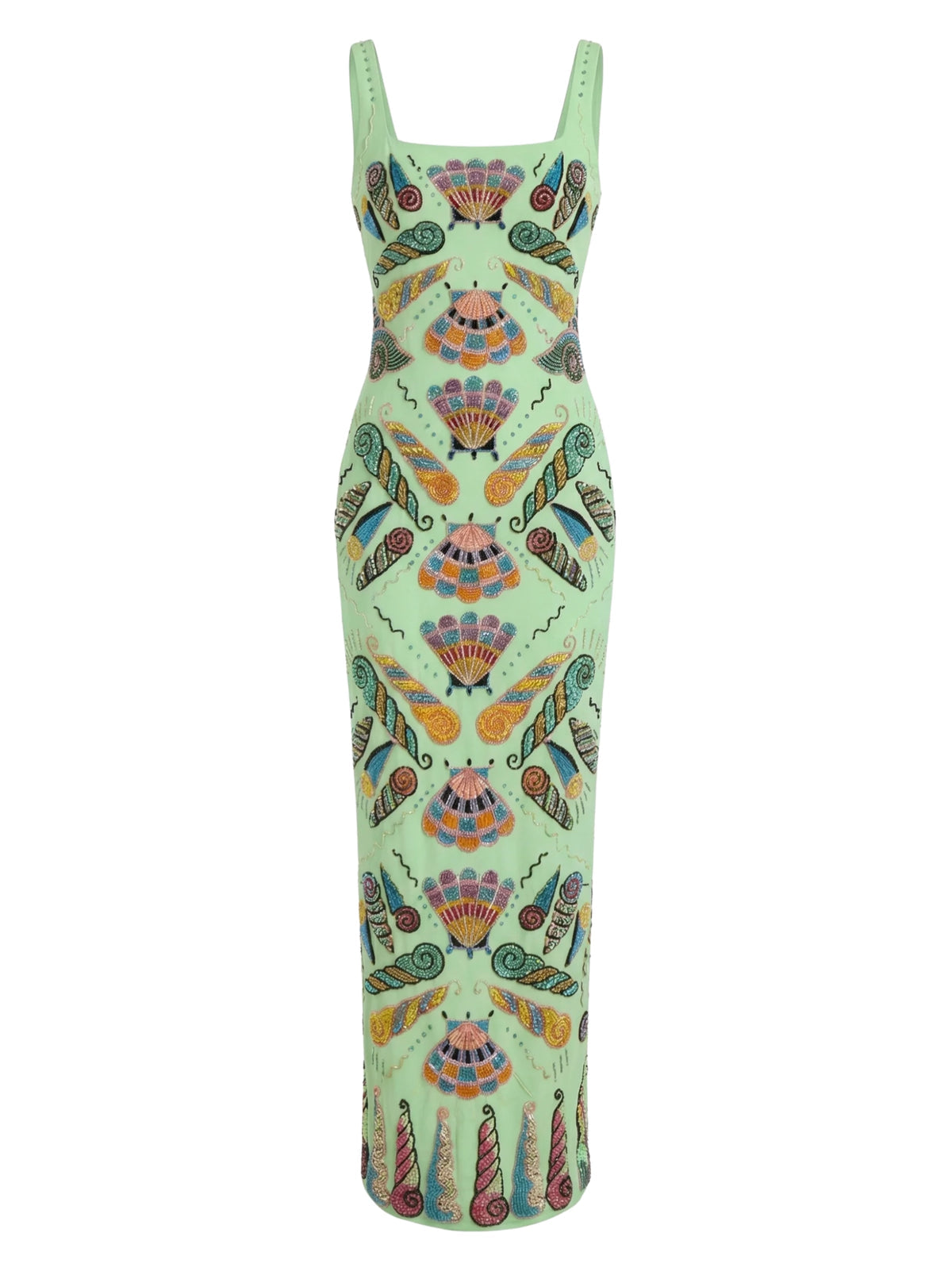 OCEANUS DREAM SHELL MAXI DRESS - BEYMEN
