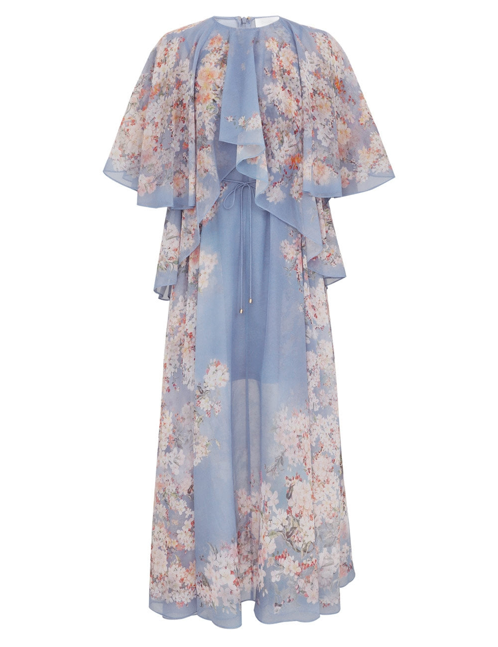 ZIMMERMAN CASCADIAN TIERED MAXI DRESS - BEYMEN
