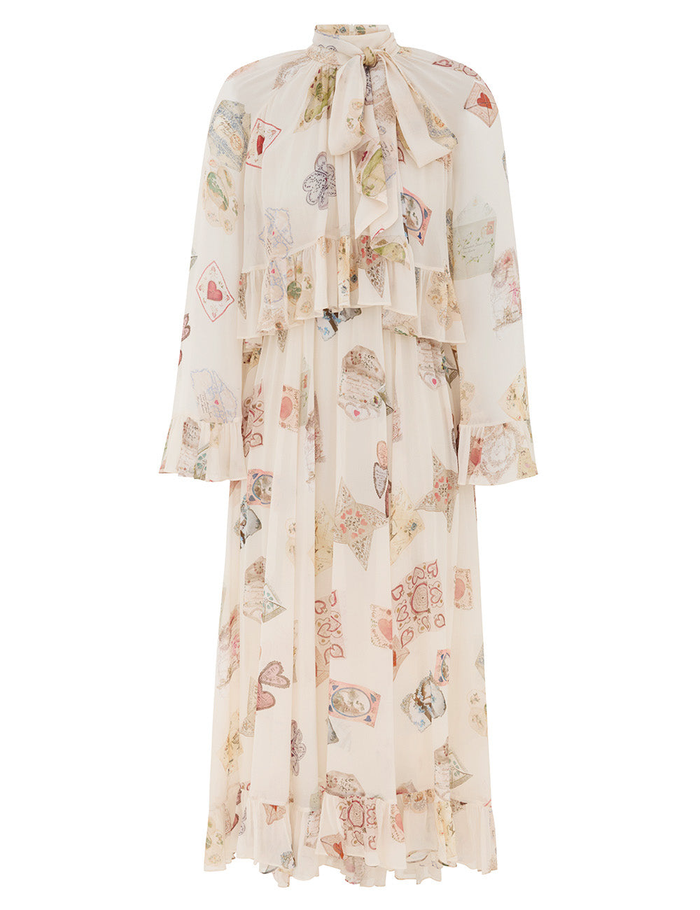 ZIMMERMAN HYPNOTIC FLUTTER DRESS - BEYMEN