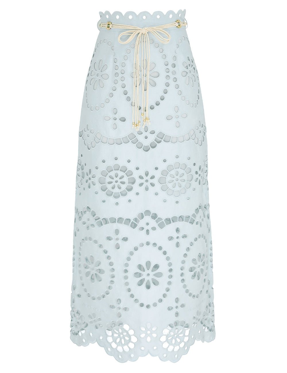 ZIMMERMAN EMBROIDERED SKIRT - BEYMEN