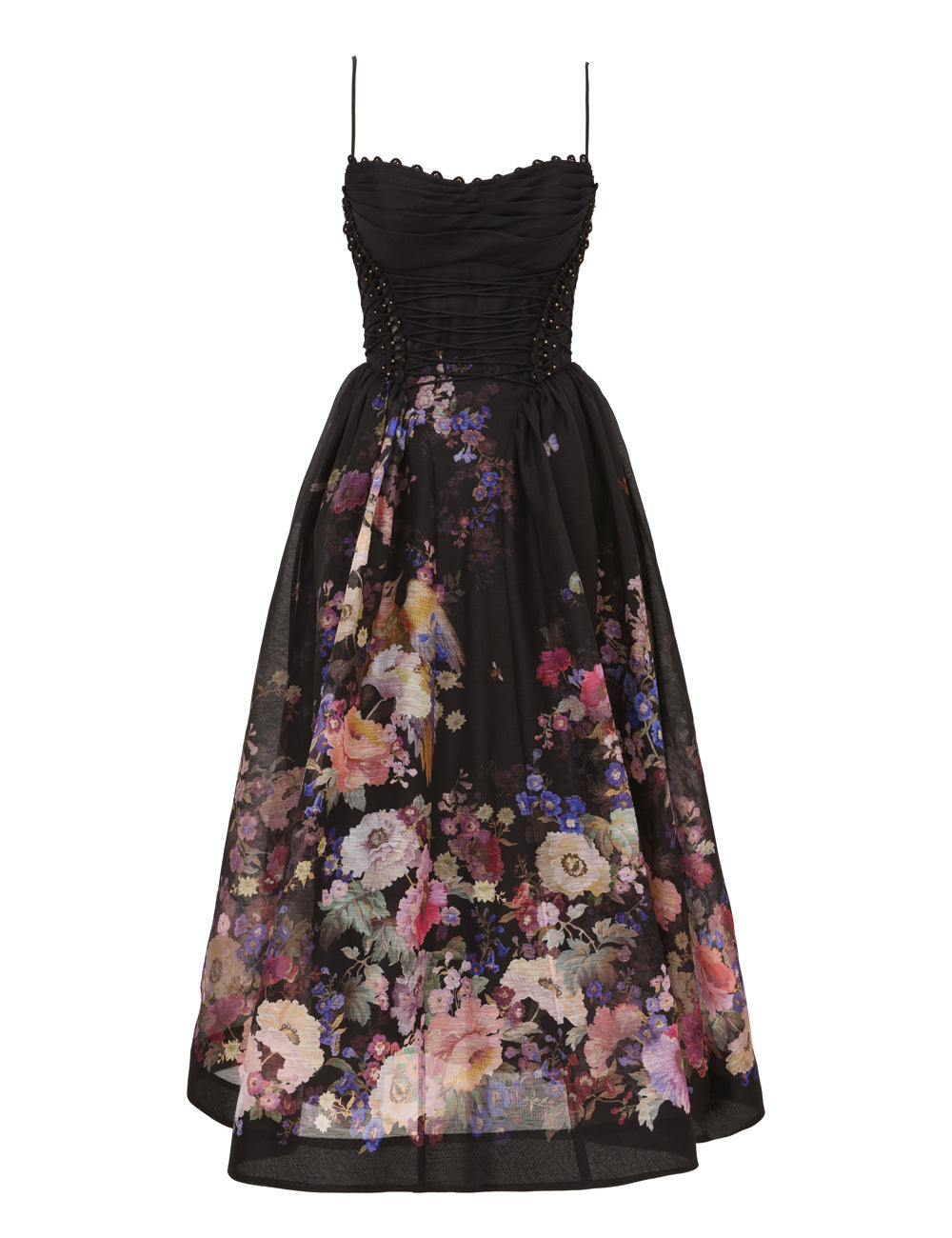 ZIMMERMAN LUNA BEADED PICNIC DRESS - BEYMEN