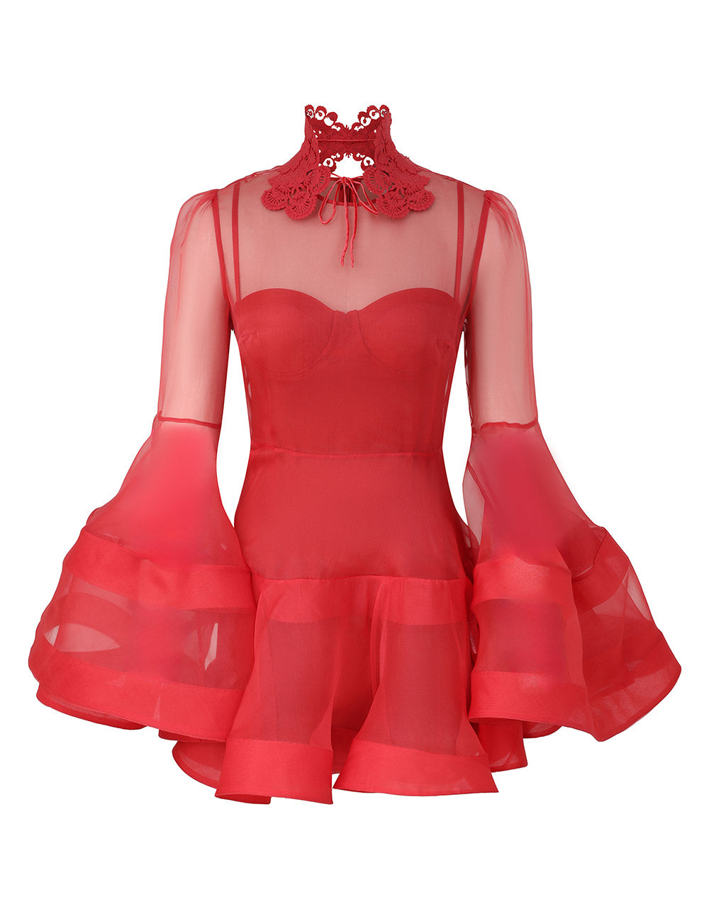 ZIMMERMAN MINI DRESS - BEYMEN