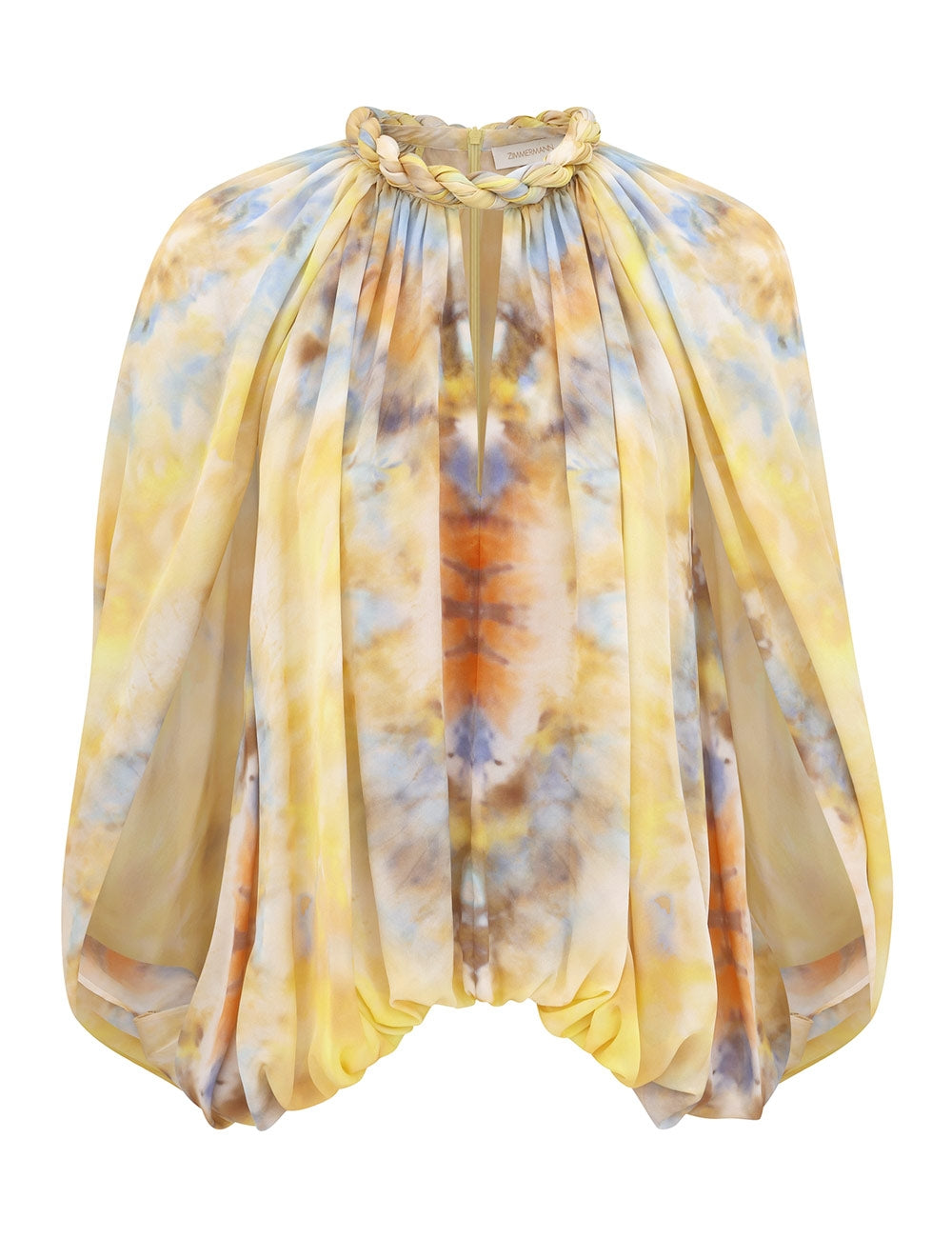 ZIMMERMAN ALCHEMY TWIST BILLOW BLOUS - BEYMEN
