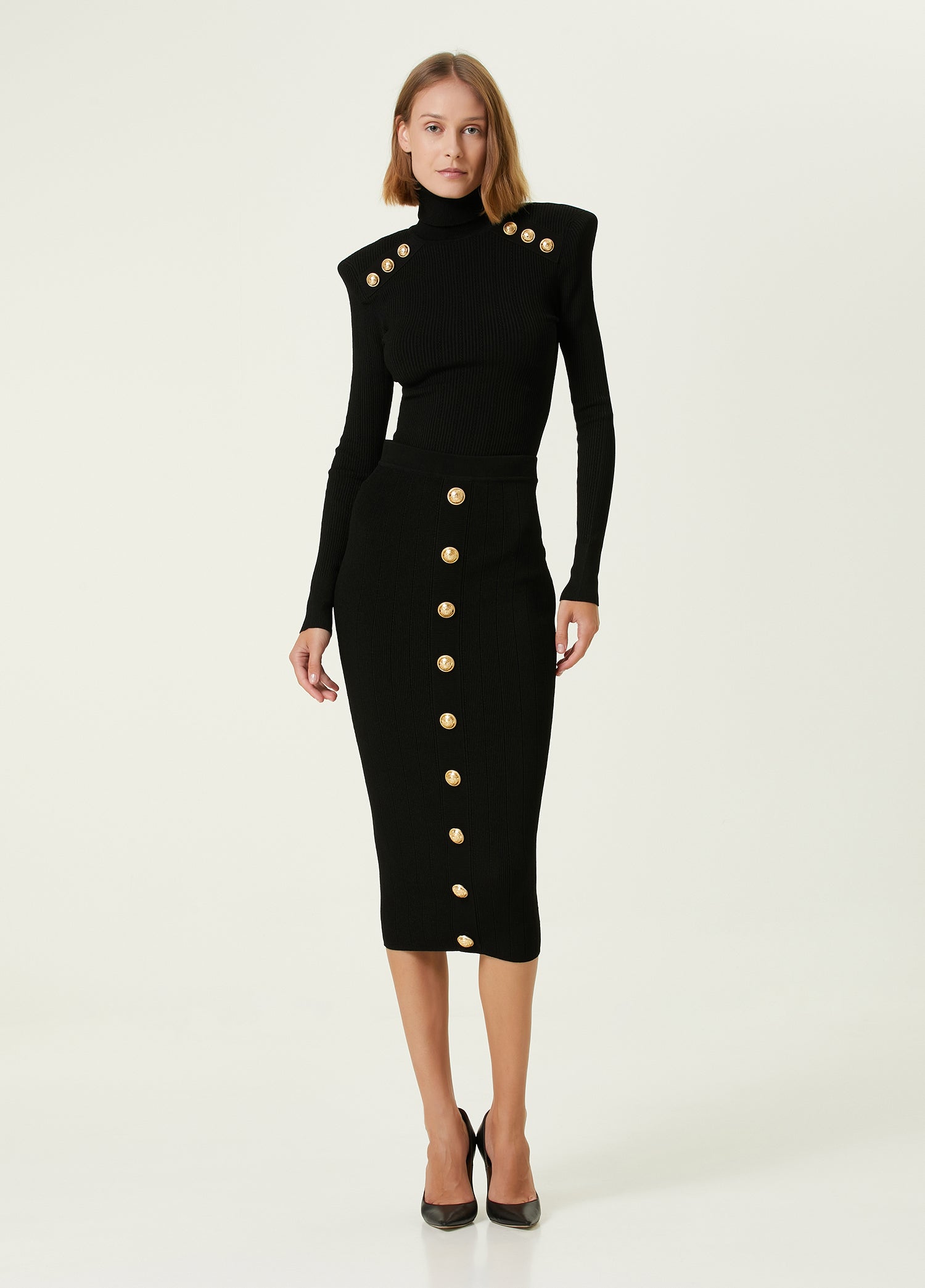 BALMAIN MIDI SKIRT - BEYMEN