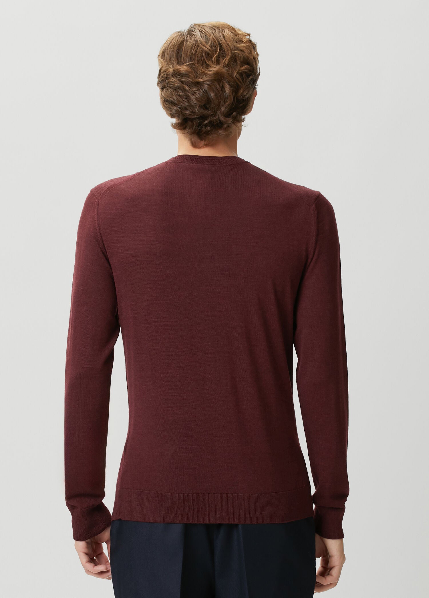ETRO KNITTED C-NECK - ROSSO SCURO - BEYMEN