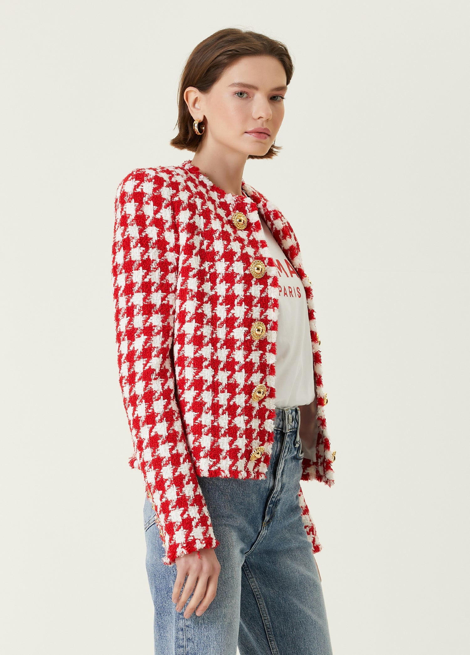 BALMAIN TWEED JACKET - BEYMEN