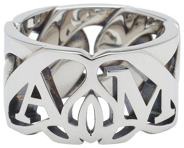 ALEXANDER MCQUEEN SEAL CHAIN RING - BEYMEN