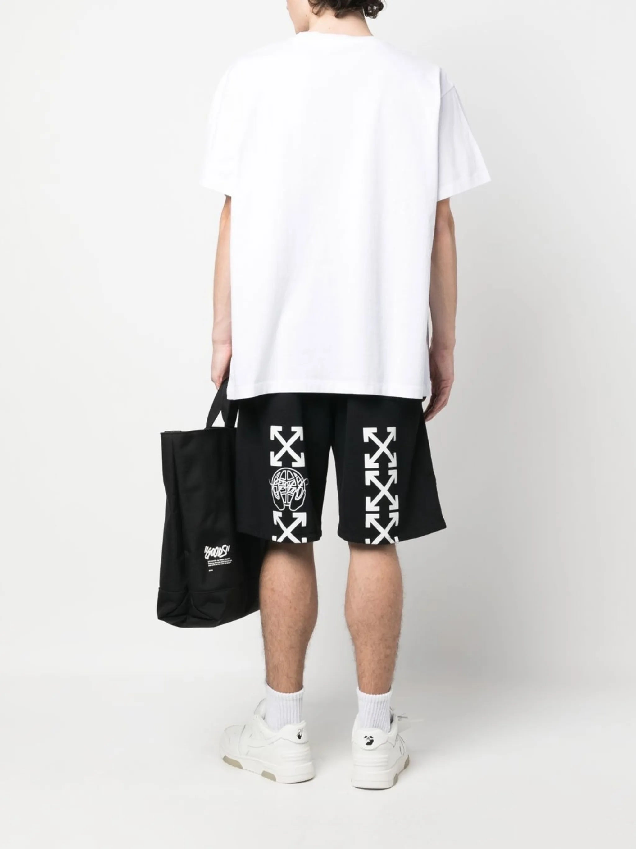 OFF-WHITE EXACT OPP SKATE SWEATSHORT - BEYMEN