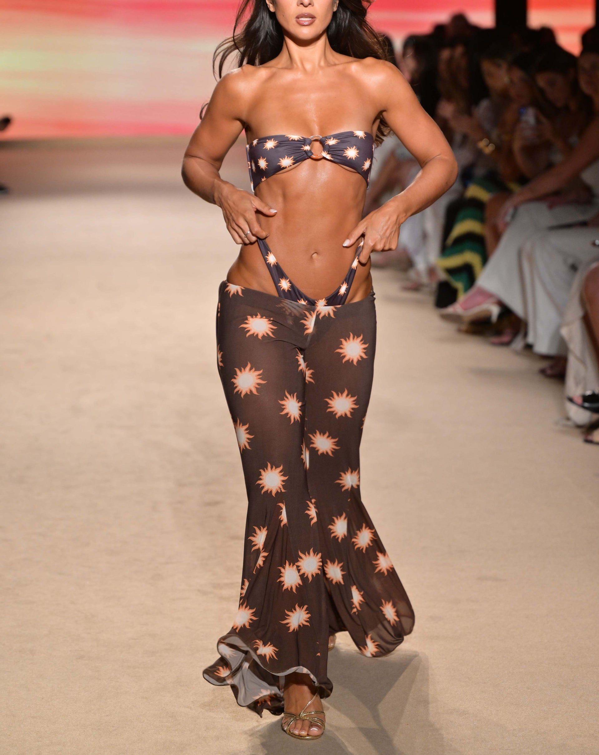 LESLIE AMON STEF MESH PANT - BEYMEN