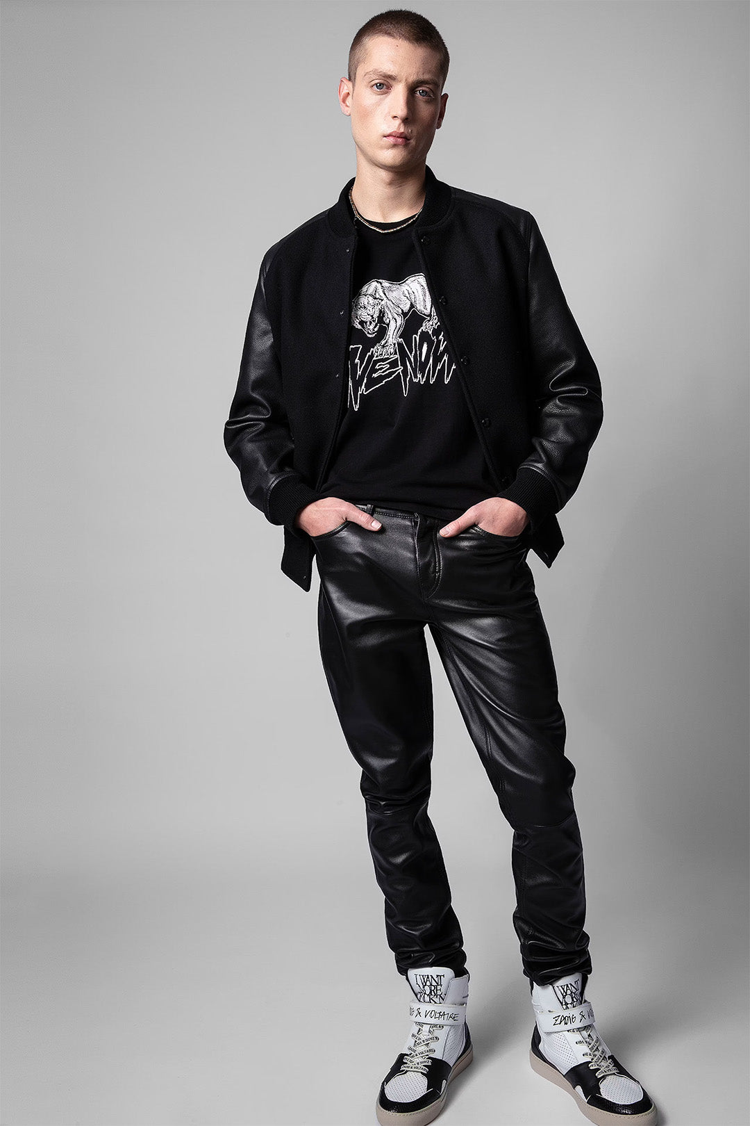 ZADIG & VOLTAIRE TED HC JAGUAR LOVE NOW