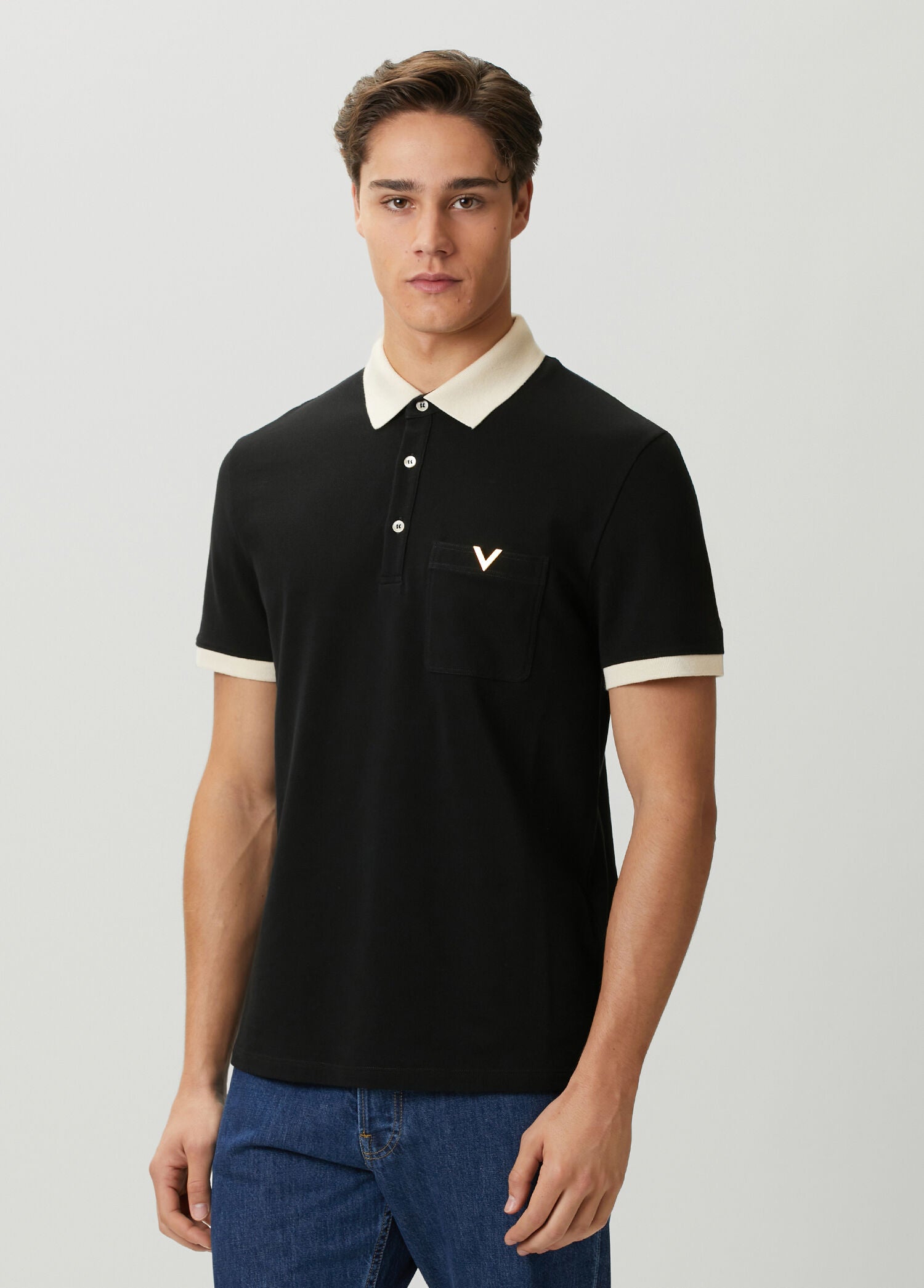 VALENTINO GARAVANI POLO JERSEY - BEYMEN