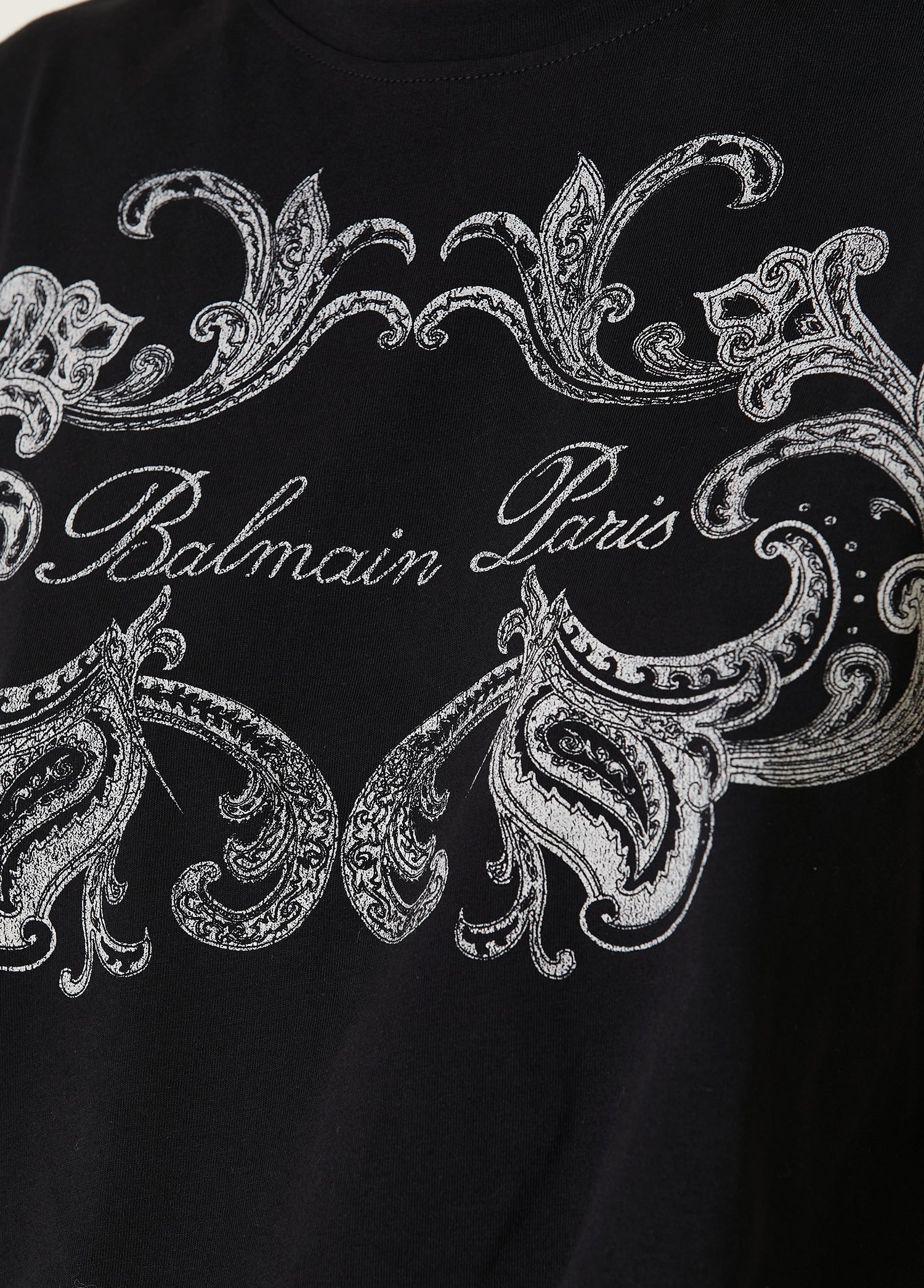 BALMAIN PAISLEY PRINT T-SHIRT - BEYMEN