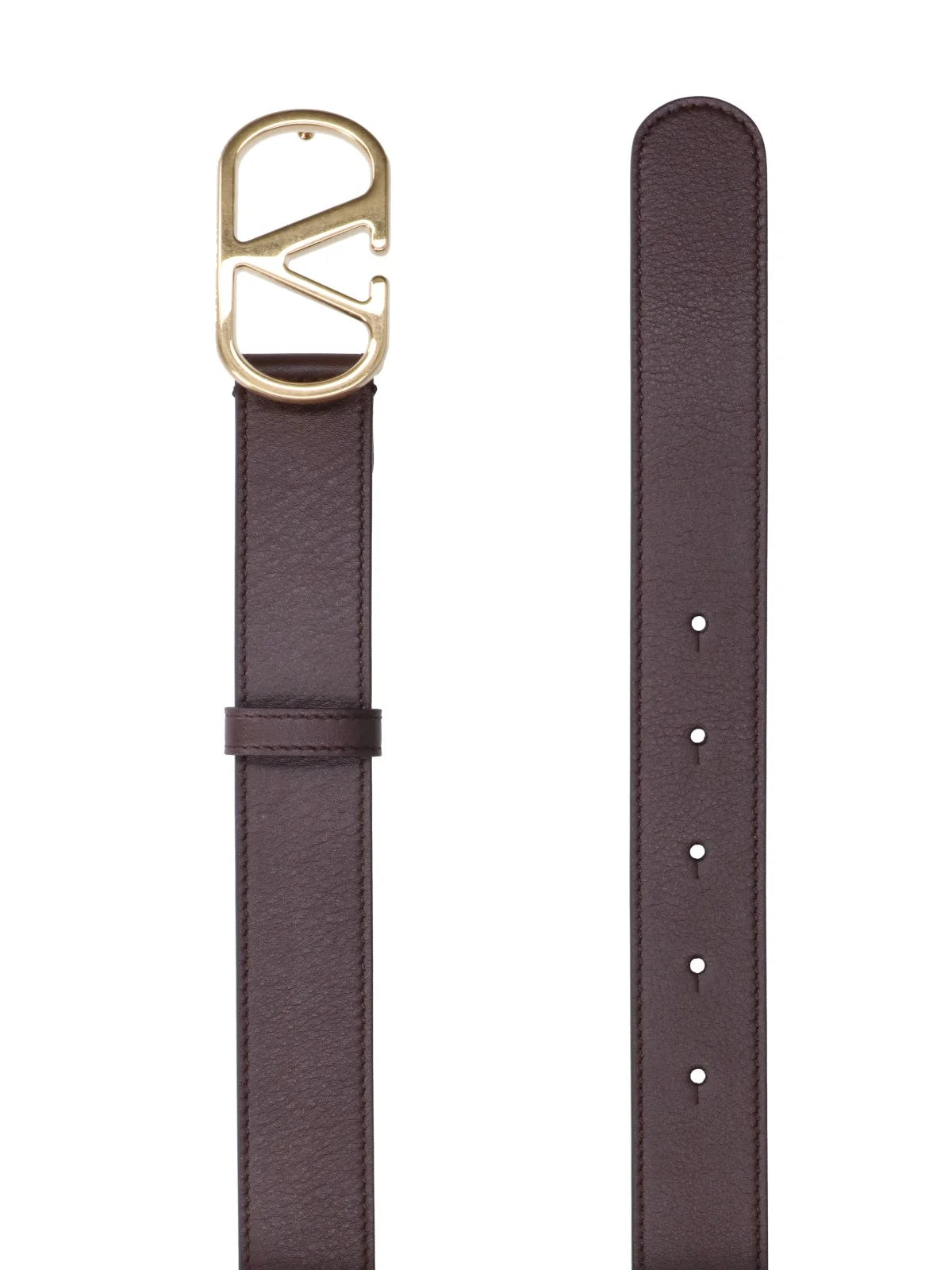 VALENTINO GARAVANI BOX CALF S./A.LIGHT GOLD LOGO - BEYMEN