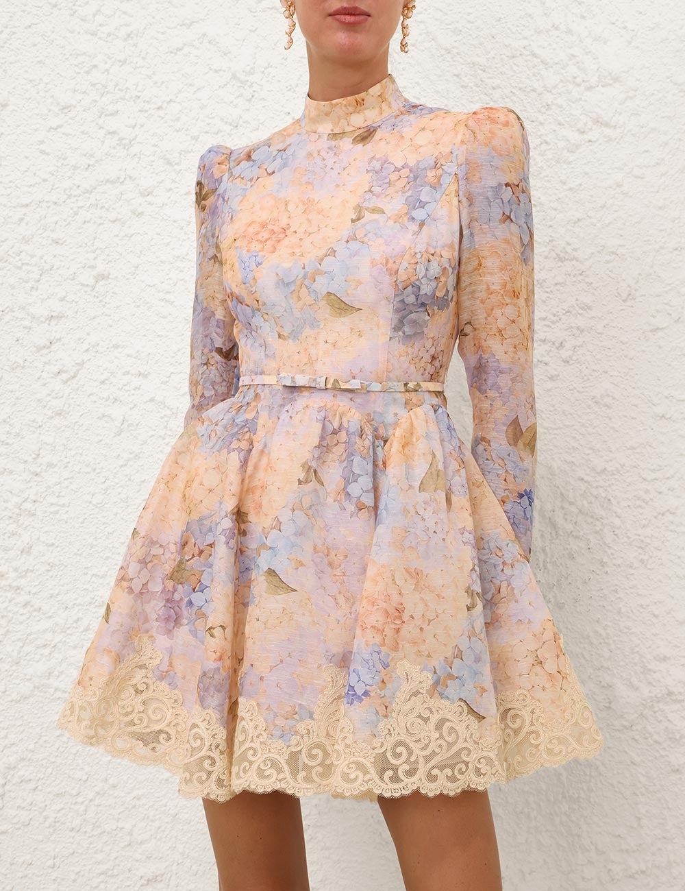 ZIMMERMAN VALIANT PANELLED MINI DRESS - BEYMEN