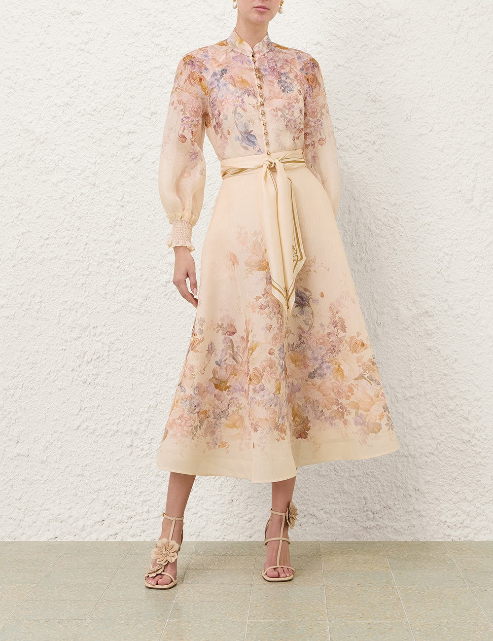 ZIMMERMAN ASCENT CIRCLE MIDI SKIRT - BEYMEN