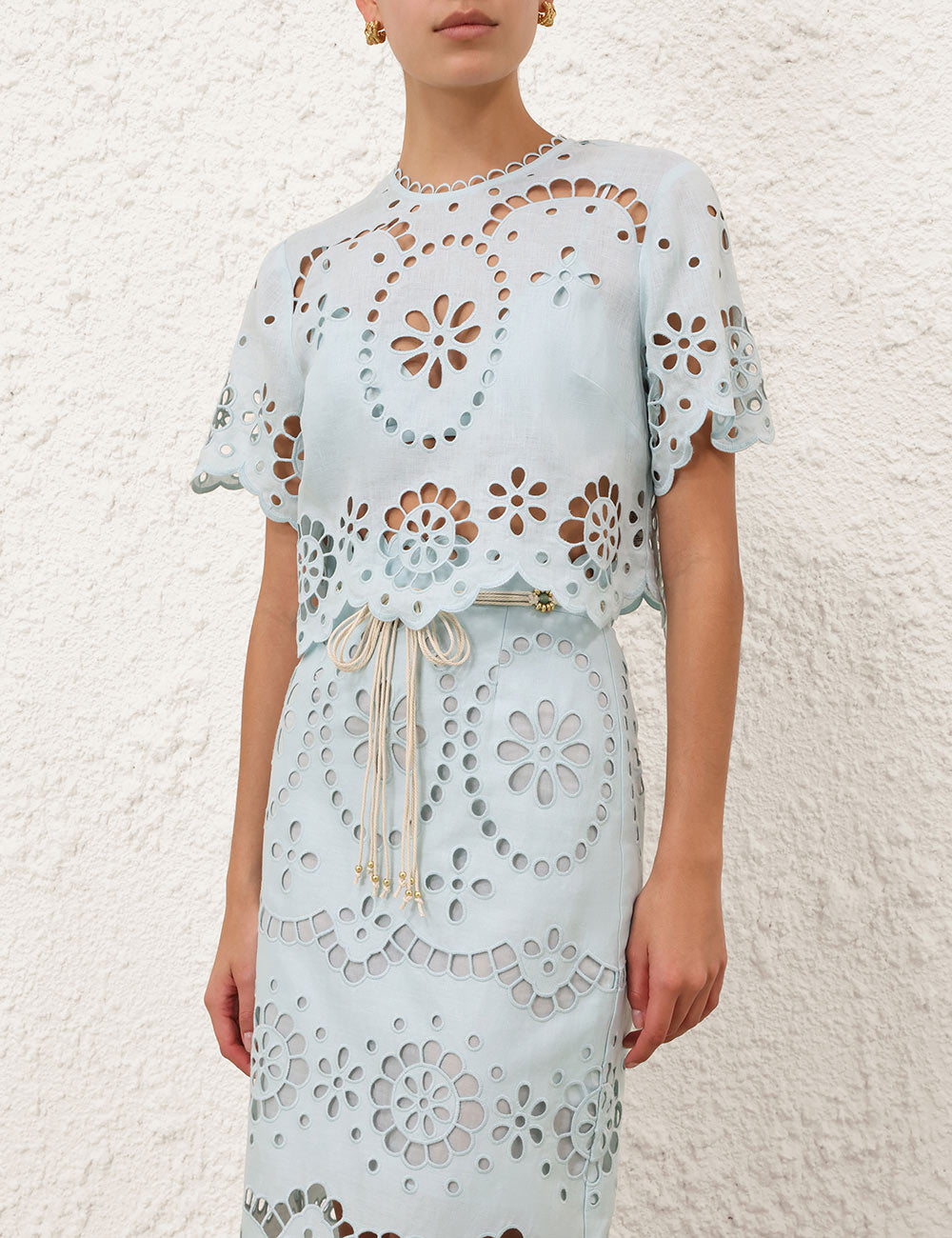 ZIMMERMAN EMBROIDERED BODICE - BEYMEN