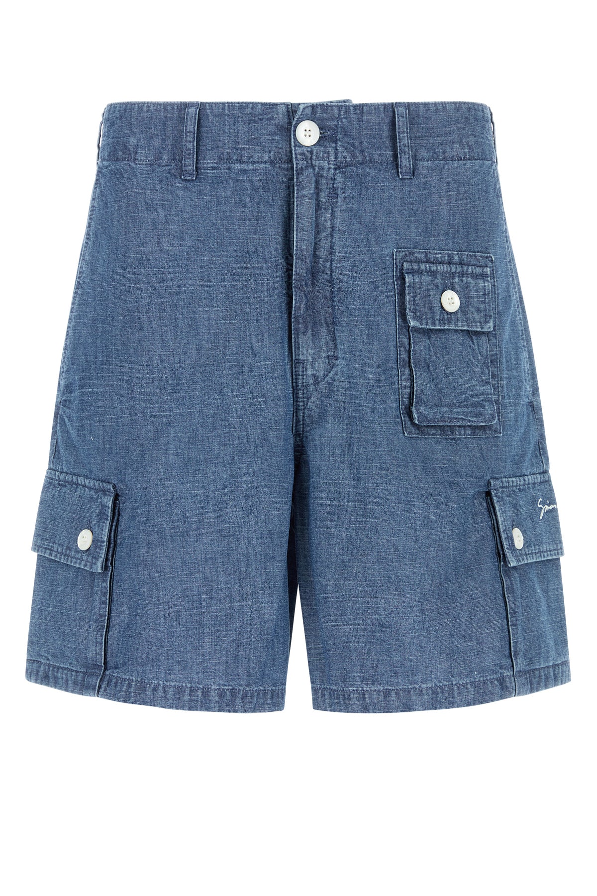 GIVENCHY CHAMBRAY CARGO SHORTS - BEYMEN