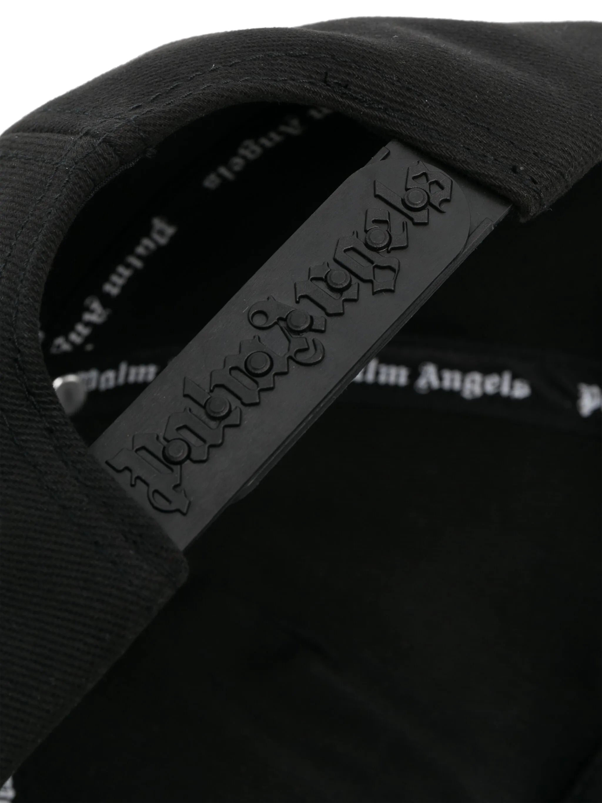 PALM ANGELS I LOVE PA CAP BLACK WHITE - BEYMEN