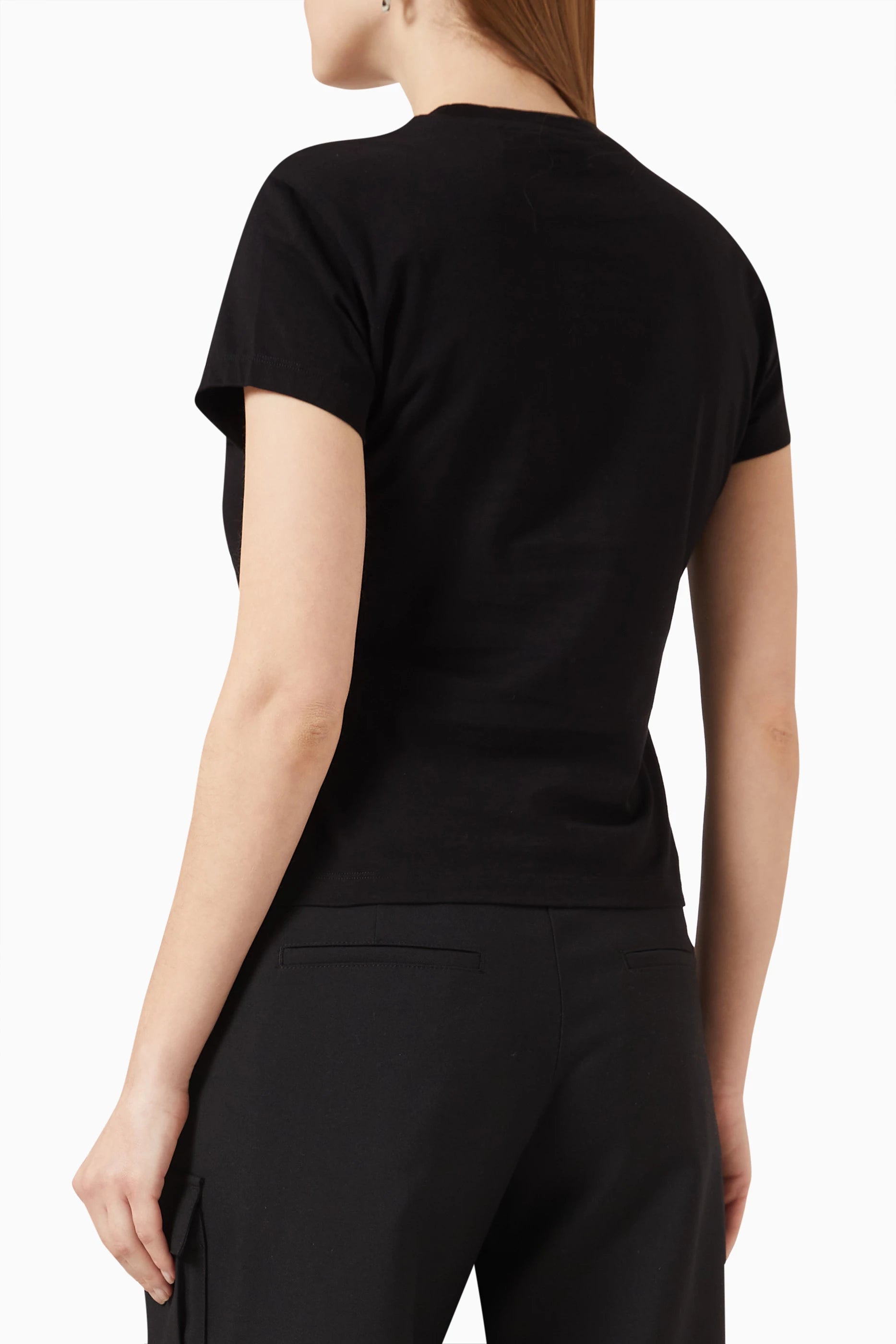 OFF-WHITE BLING BASEBALL FITTED T-SHIRT - BEYMEN