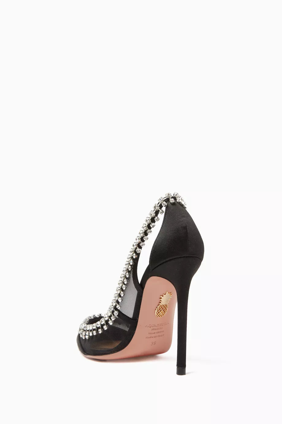 AQUAZZURA CRYSTAL CRUSH PUMP 105 - BEYMEN