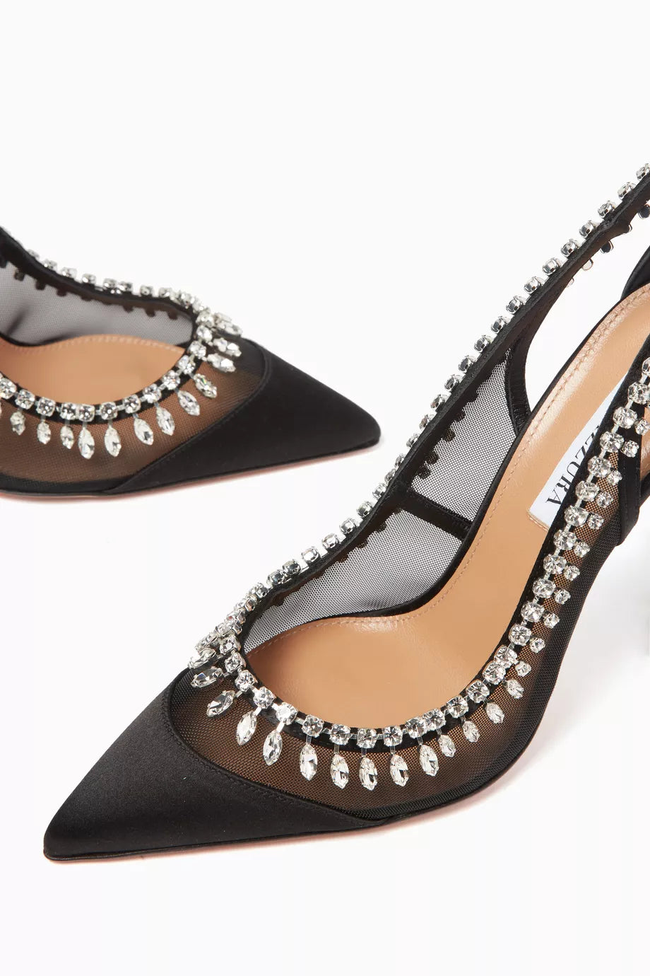 AQUAZZURA CRYSTAL CRUSH PUMP 105 - BEYMEN