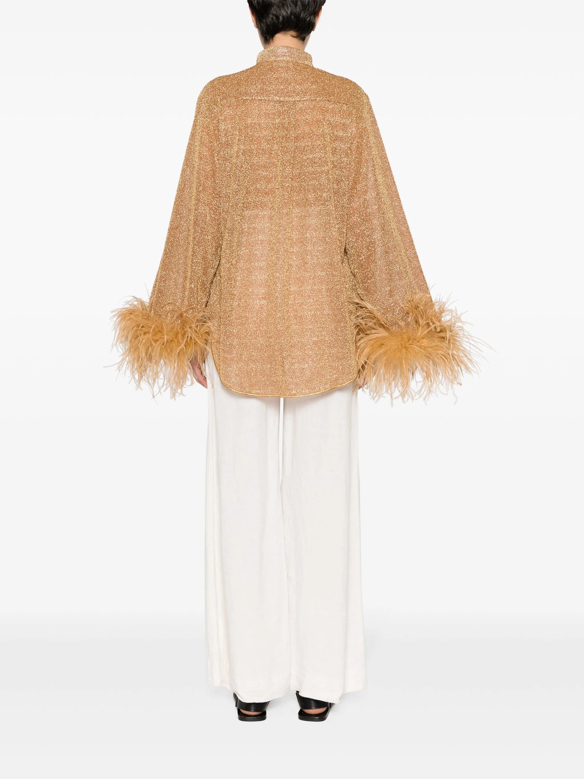 OSEREE LUMIERE PLUMAGE LONG SHIRT - BEYMEN