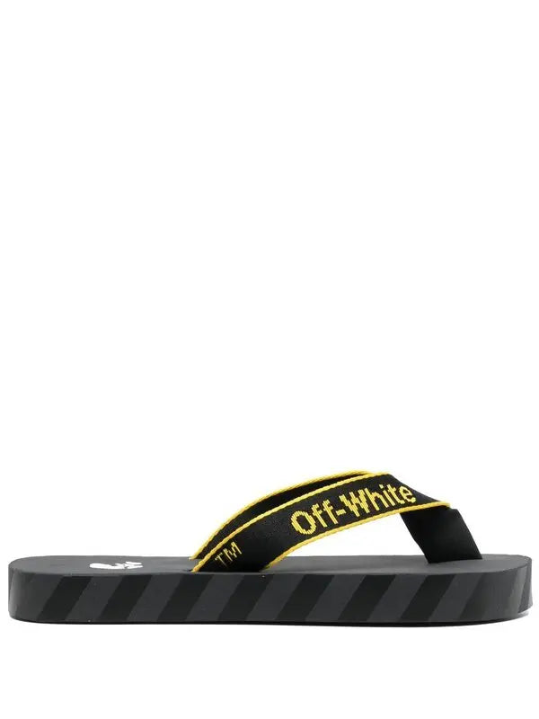 OFF-WHITE LOGO BELT FLIP FLOP - BEYMEN