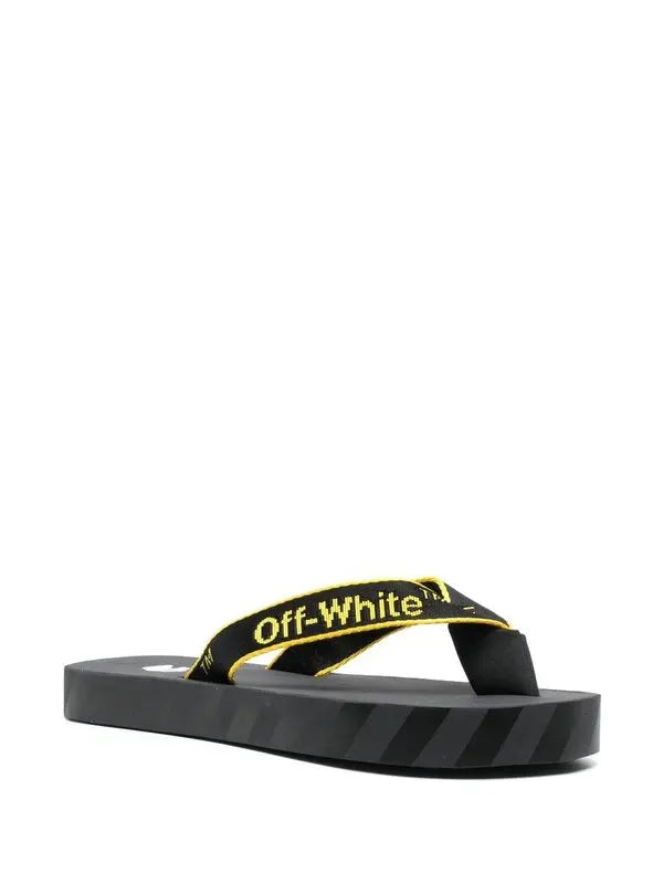 OFF-WHITE LOGO BELT FLIP FLOP - BEYMEN