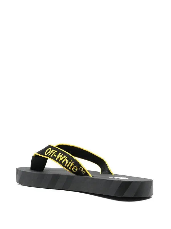 OFF-WHITE LOGO BELT FLIP FLOP - BEYMEN