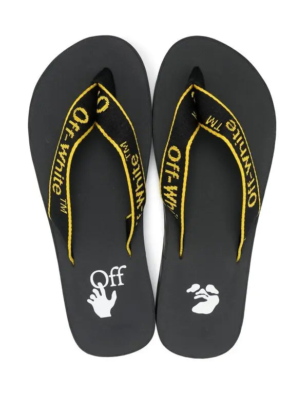 OFF-WHITE LOGO BELT FLIP FLOP - BEYMEN