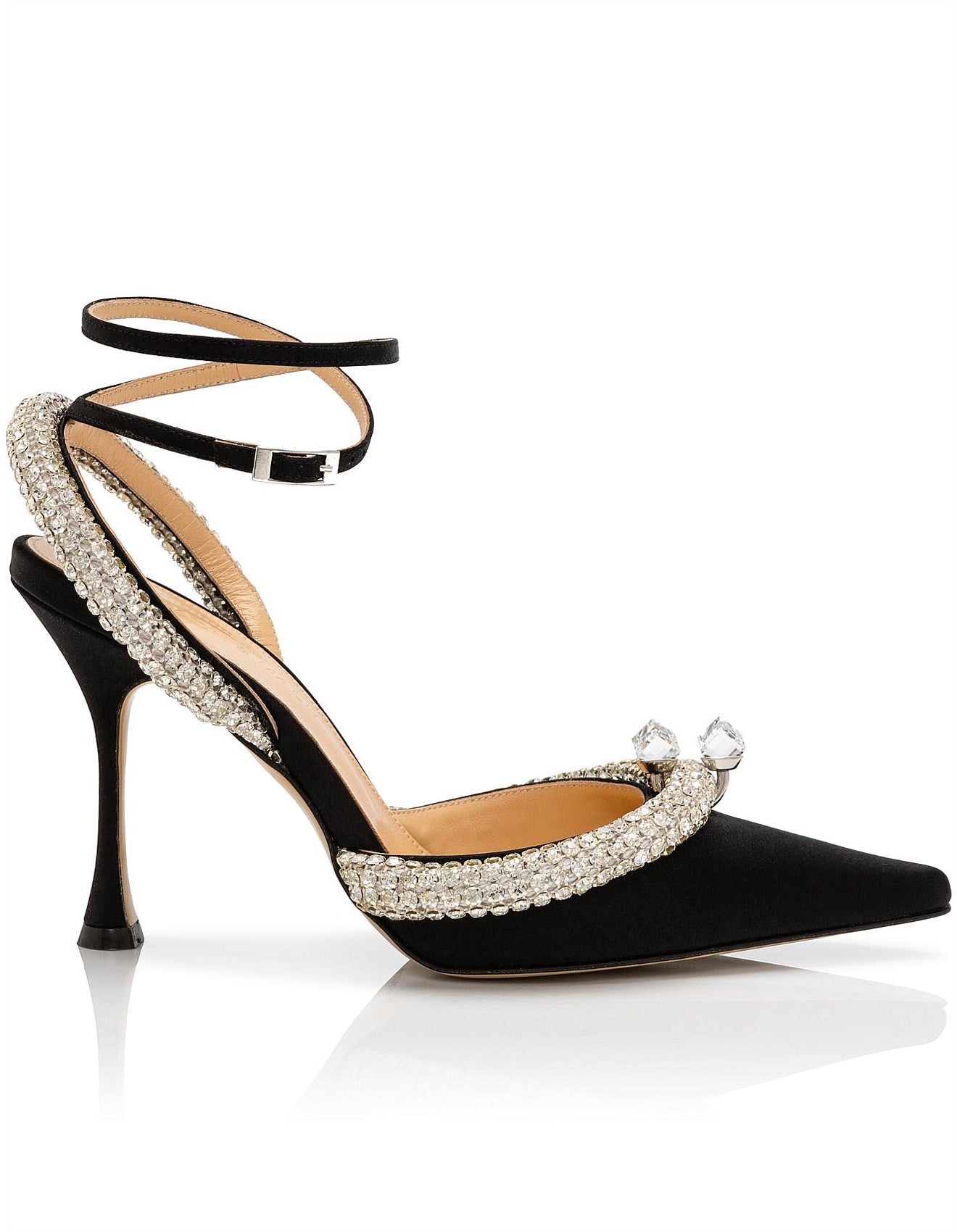 MACH & MACH 100MM CRYSTAL PUMPS - BEYMEN