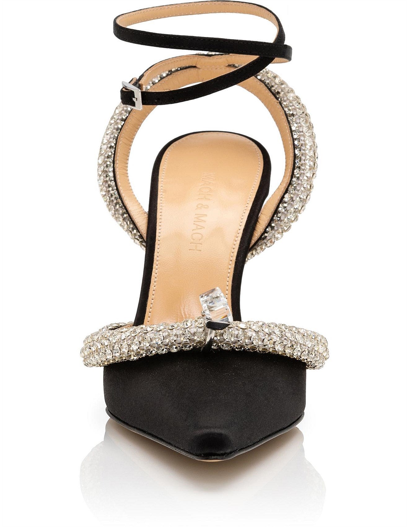 MACH & MACH 100MM CRYSTAL PUMPS - BEYMEN