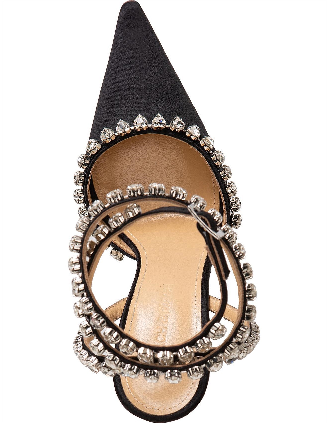 MACH & MACH 100MM CRYSTAL PUMPS - BEYMEN
