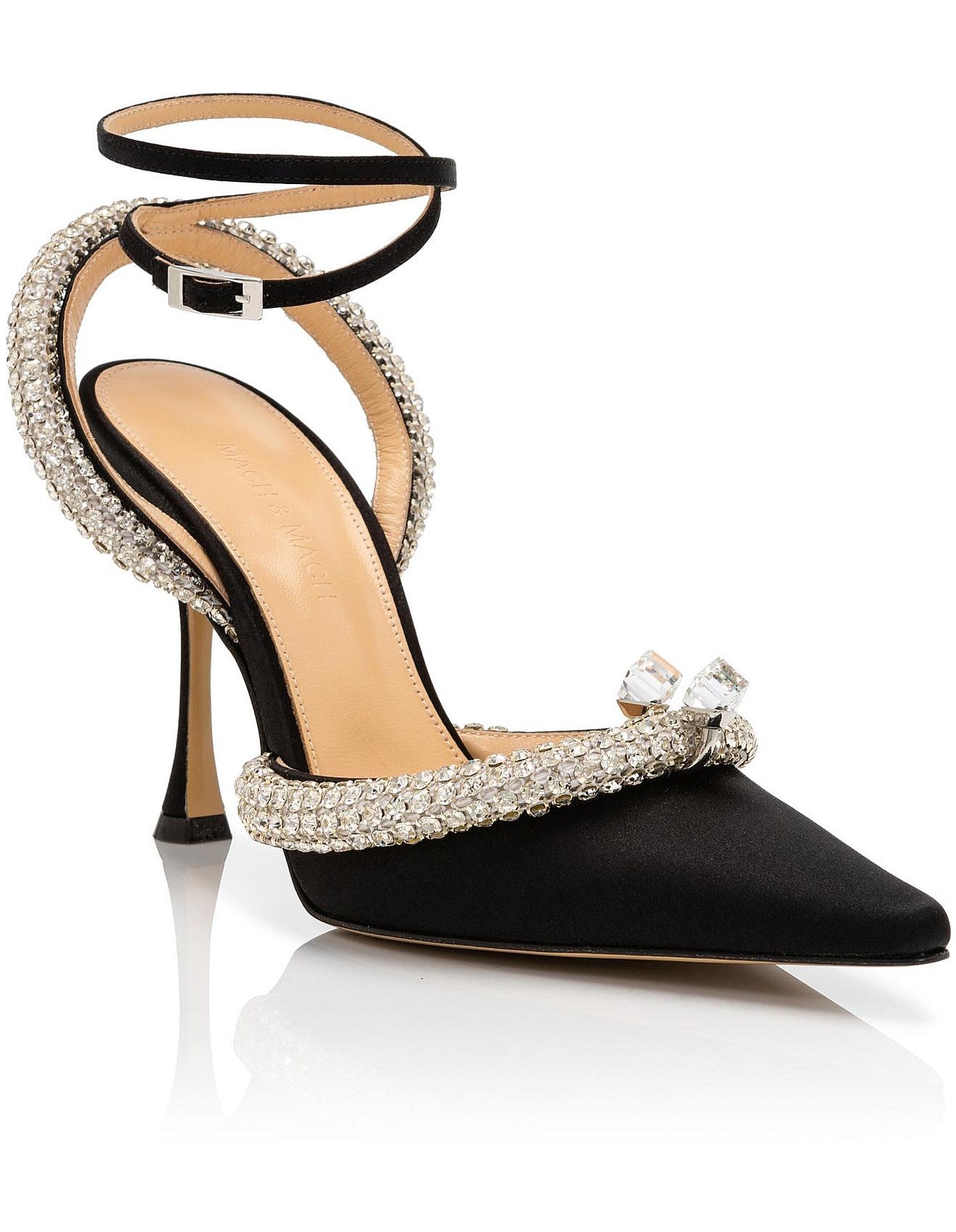 MACH & MACH 100MM CRYSTAL PUMPS - BEYMEN