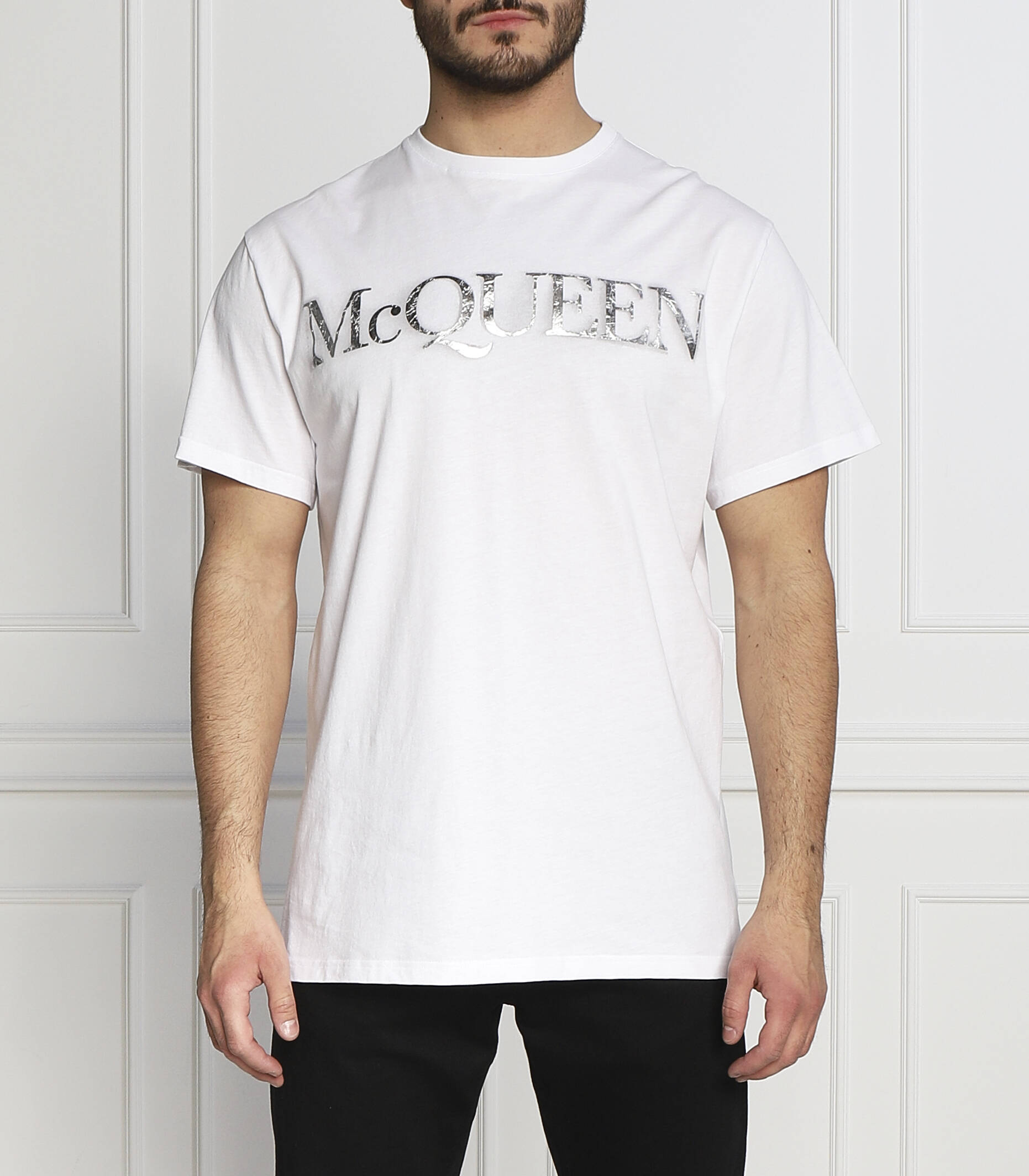 ALEXANDER MCQUEEN LOGO T-SHIRT - BEYMEN