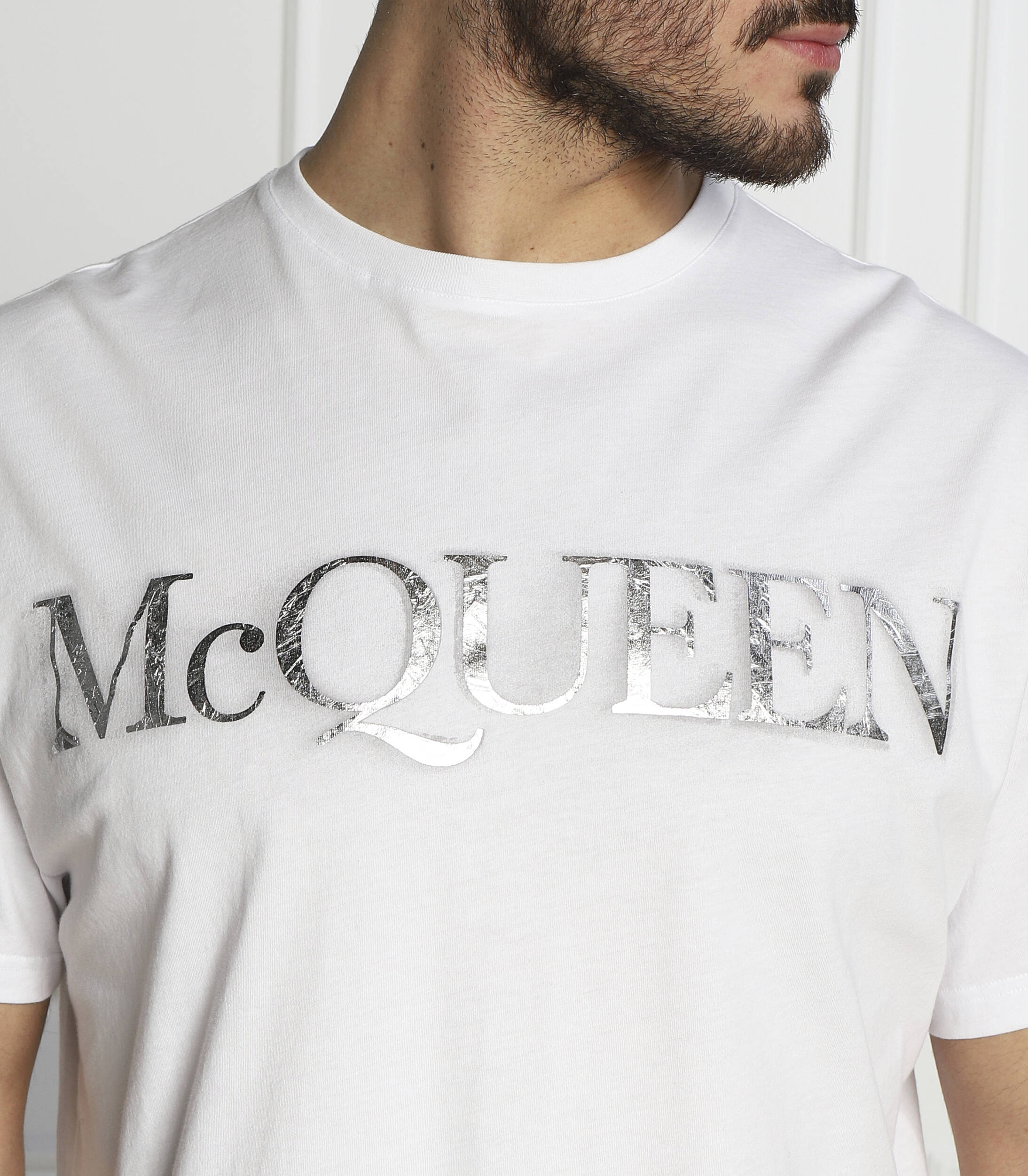 ALEXANDER MCQUEEN LOGO T-SHIRT - BEYMEN