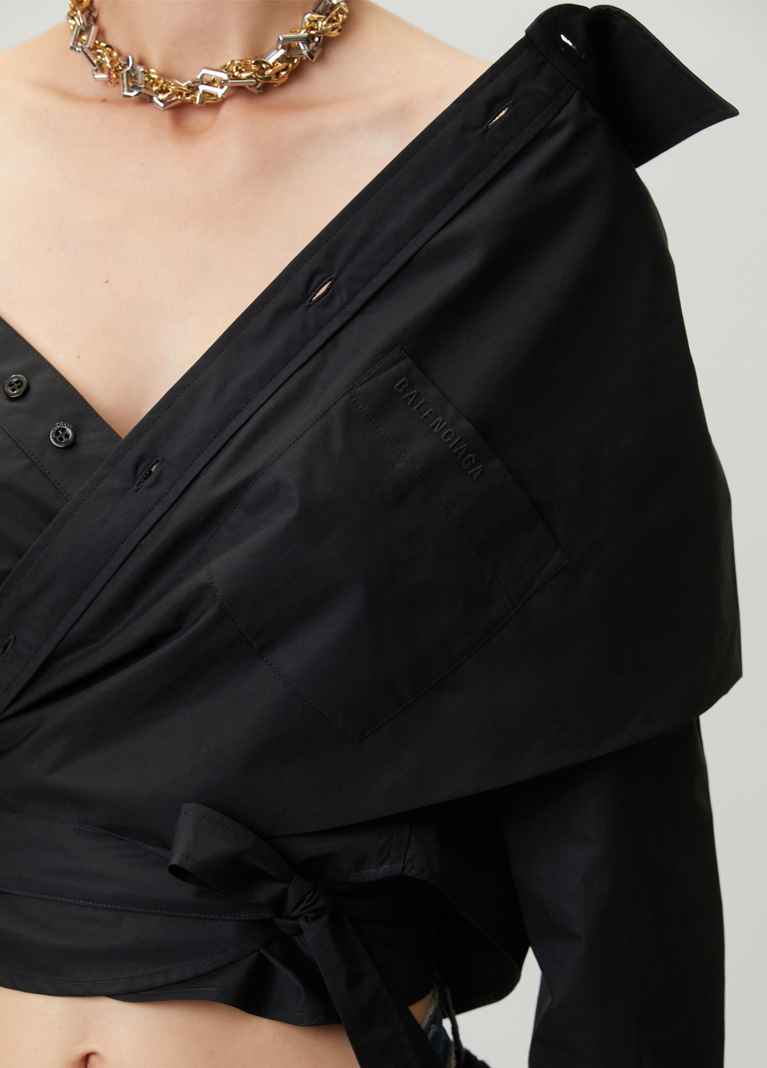 BALENCIAGA WRAP SHIRT - BEYMEN