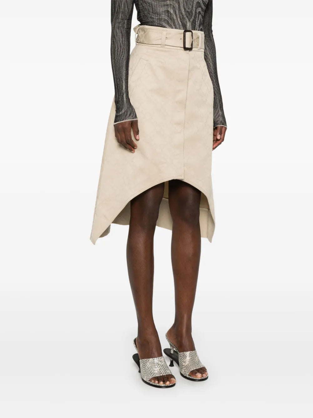 GIVENCHY MIDI TRENCH SKIRT - BEYMEN