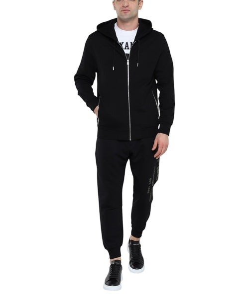 ALEXANDER MCQUEEN EMB ZIP HOODIE - BEYMEN